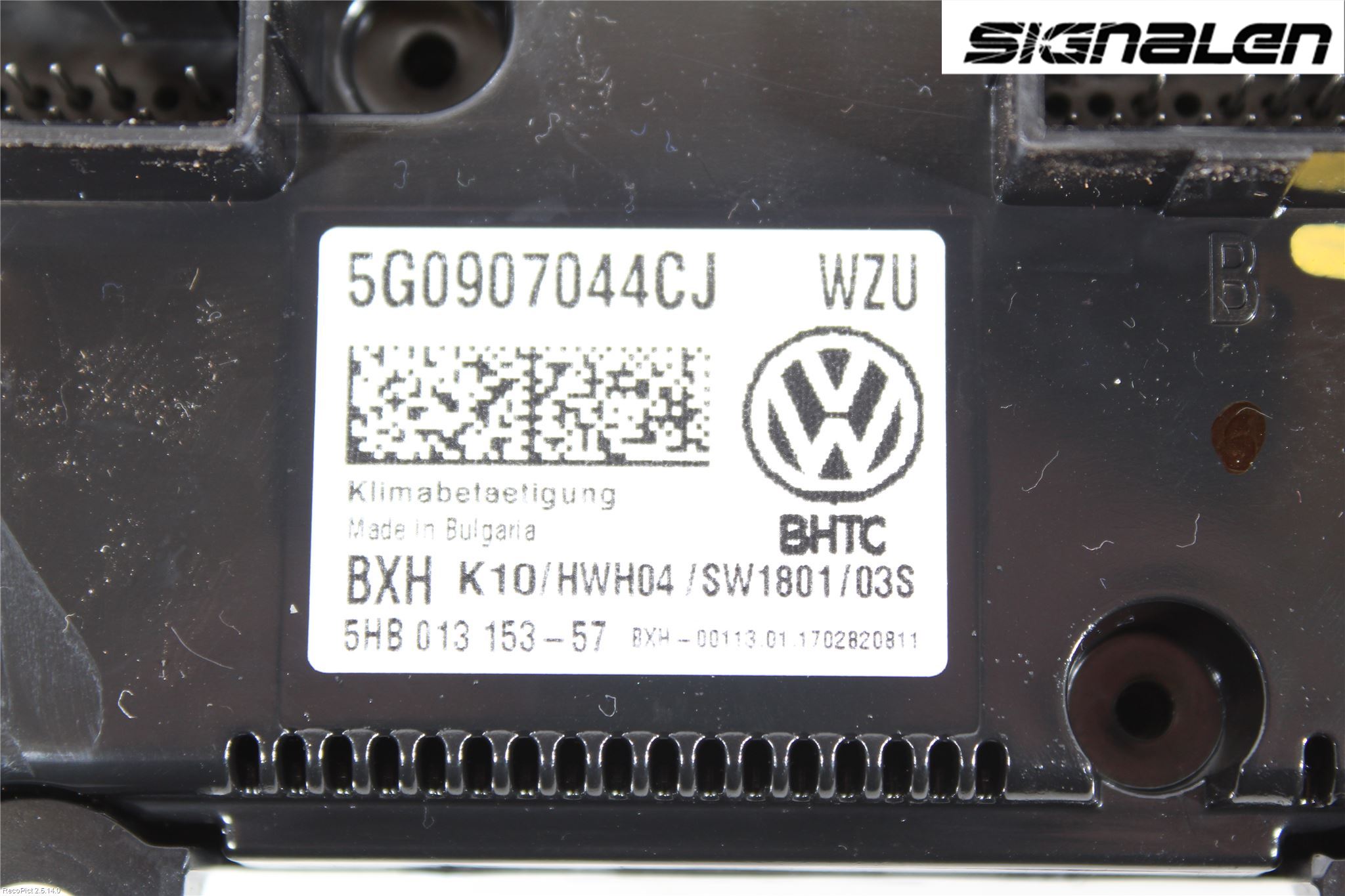 Volkswagen VW PASSAT 15-19 Ac Styrenhet Ac Manöveren