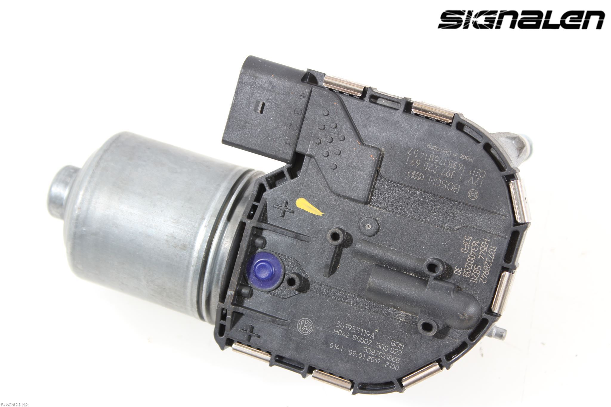 Volkswagen VW PASSAT 15-19 Torkarmotor Vindruta