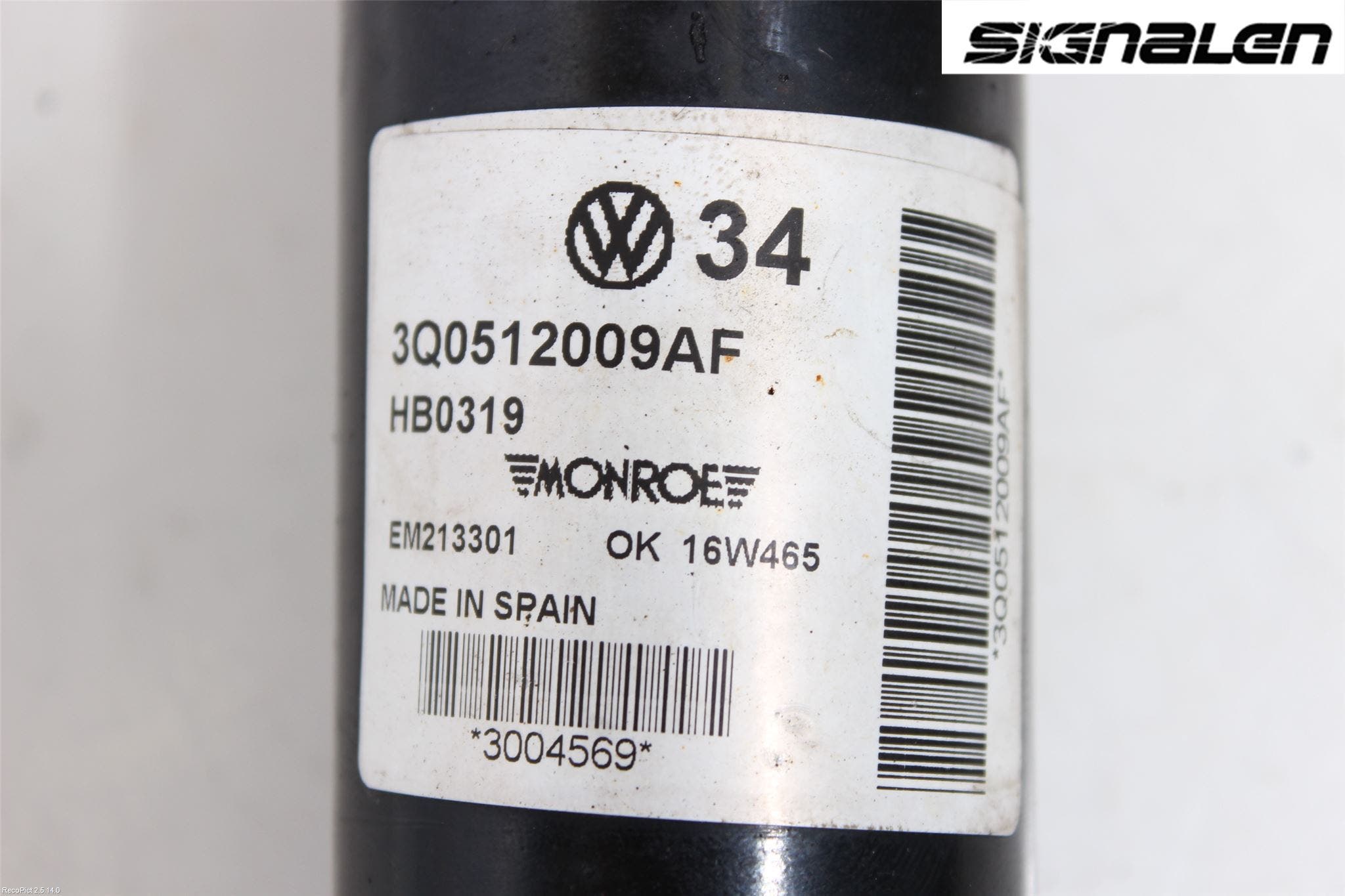 Skoda SUPERB 16-24 Stötdämpare Bak