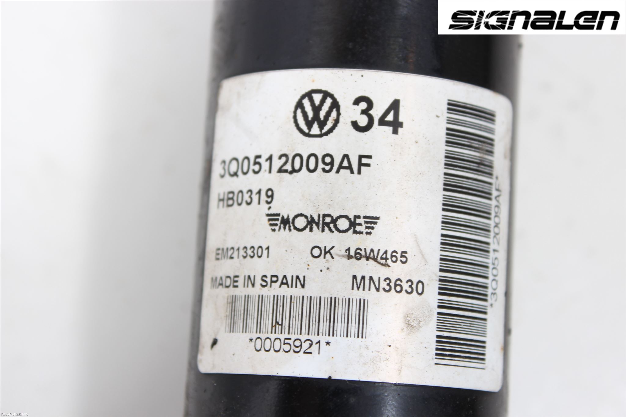 Skoda SUPERB 16-24 Stötdämpare Bak