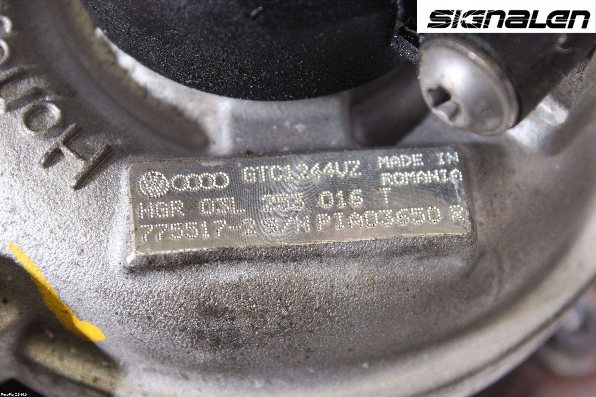 Volkswagen VW GOLF VI 09-13 Turboaggregat