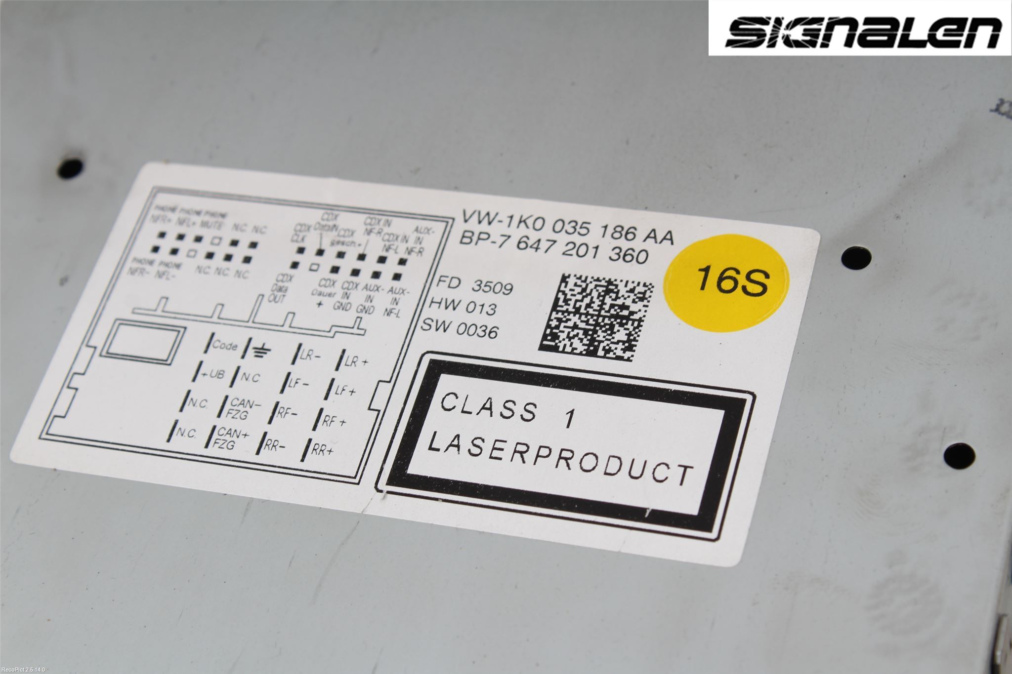 Volkswagen VW PASSAT 05-11 Radio