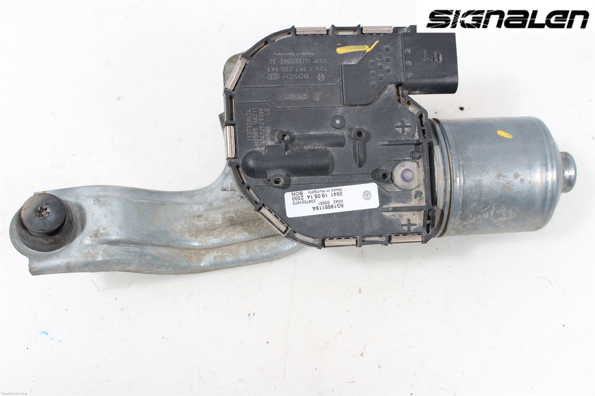 Volkswagen VW GOLF / E-GOLF VII 13-20 Torkarmotor Vindruta