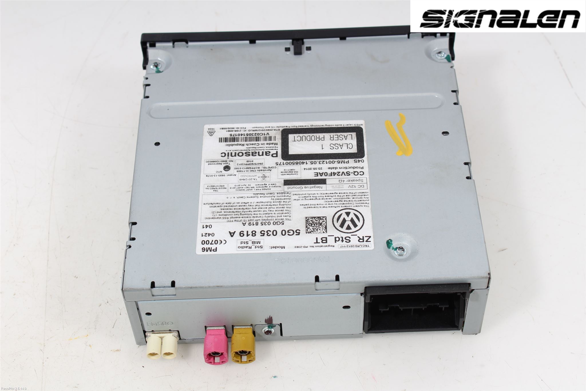 Volkswagen VW GOLF / E-GOLF VII 13-20 Radio