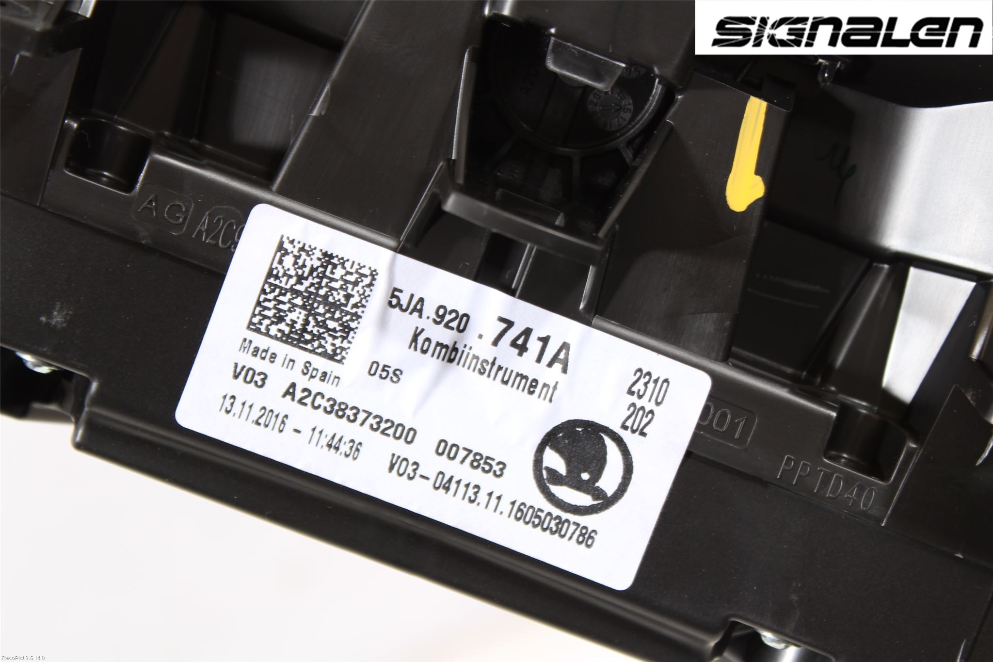 Skoda RAPID Instrument Komb