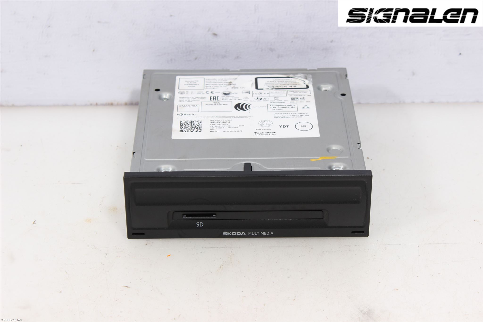 Skoda FABIA 07-14 Radio