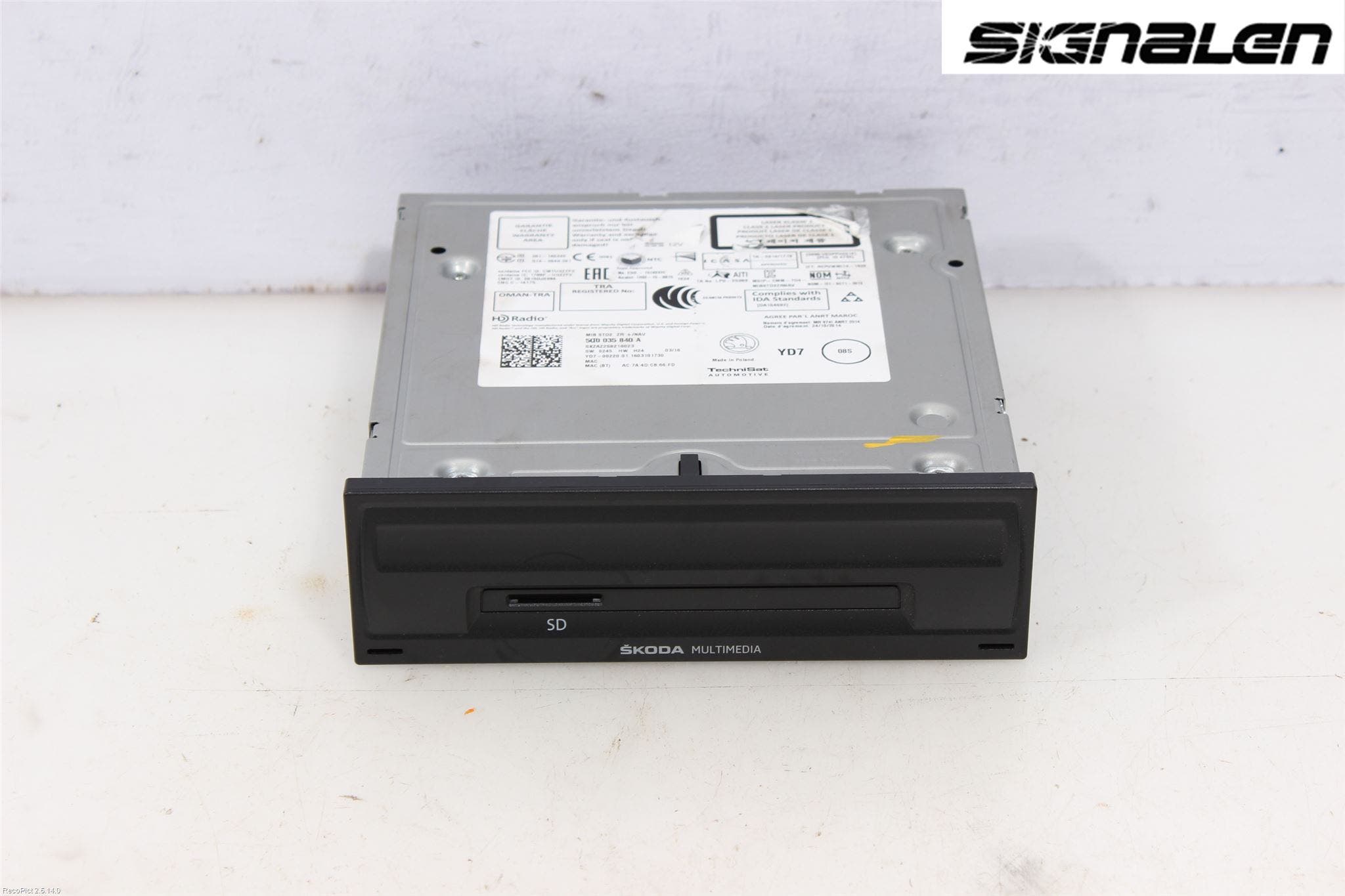 Skoda FABIA 07-14 Radio