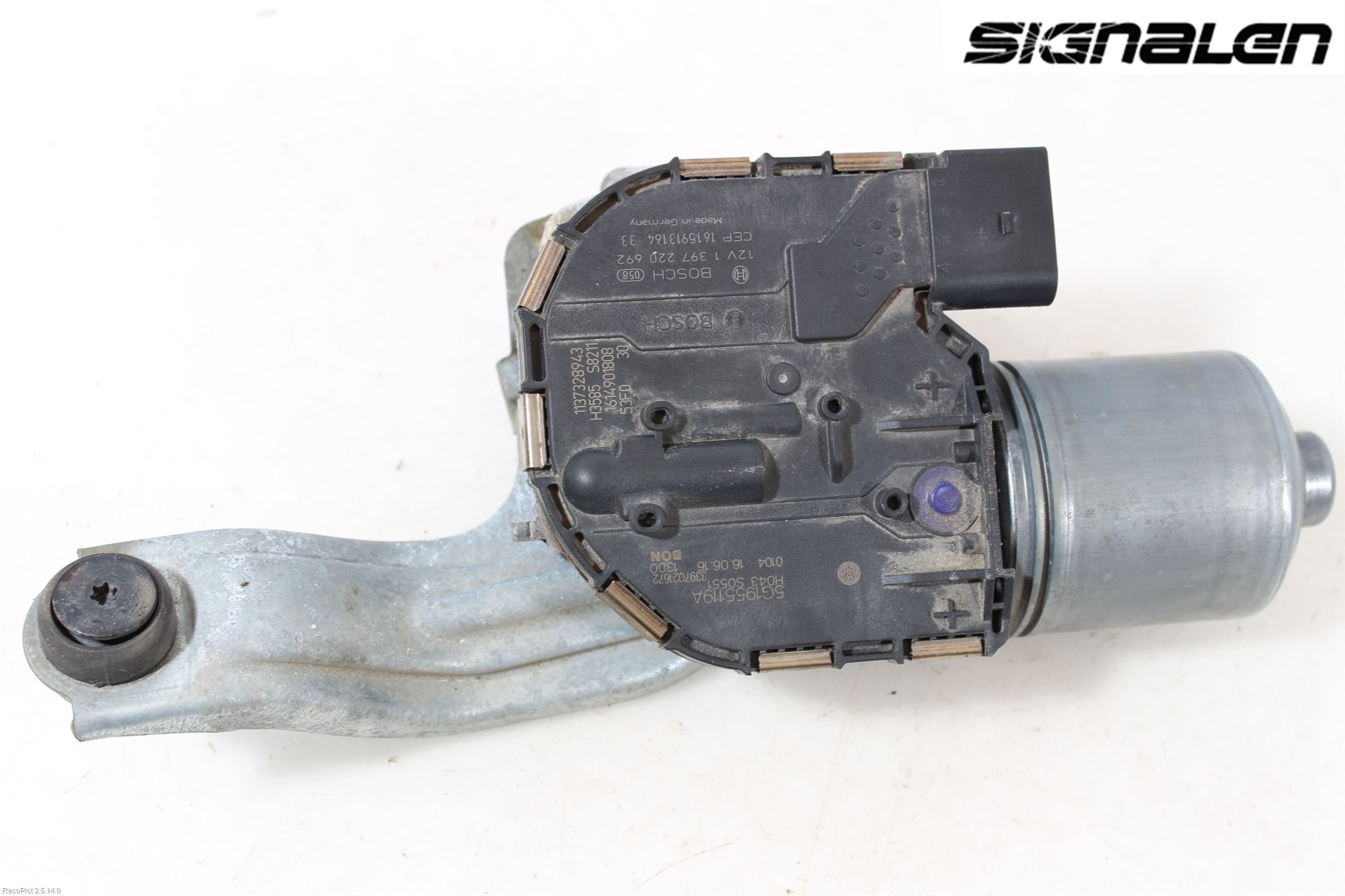 Volkswagen VW GOLF / E-GOLF VII 13-20 Torkarmotor Vindruta