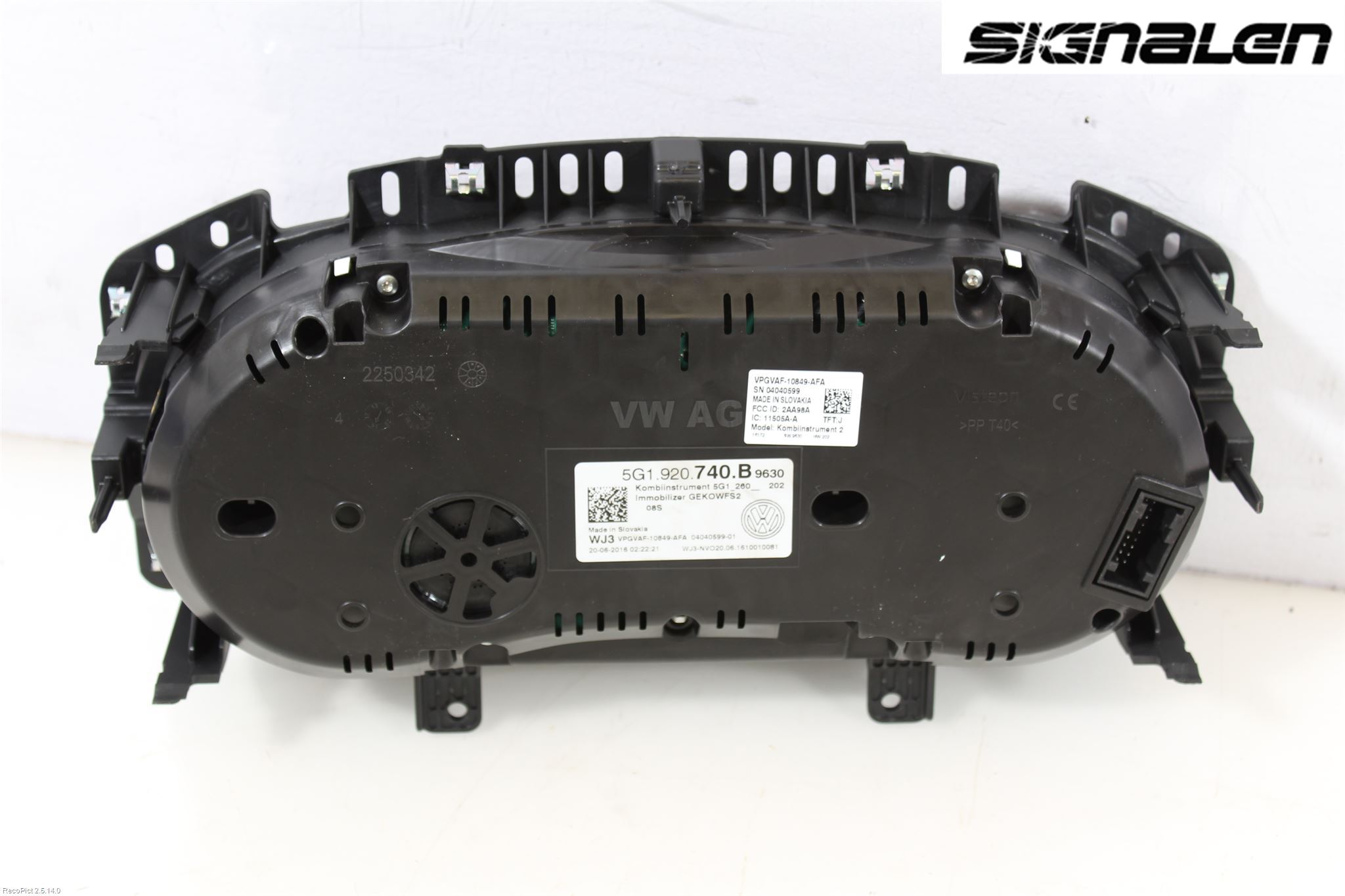 Volkswagen VW GOLF / E-GOLF VII 13-20 Instrument Komb