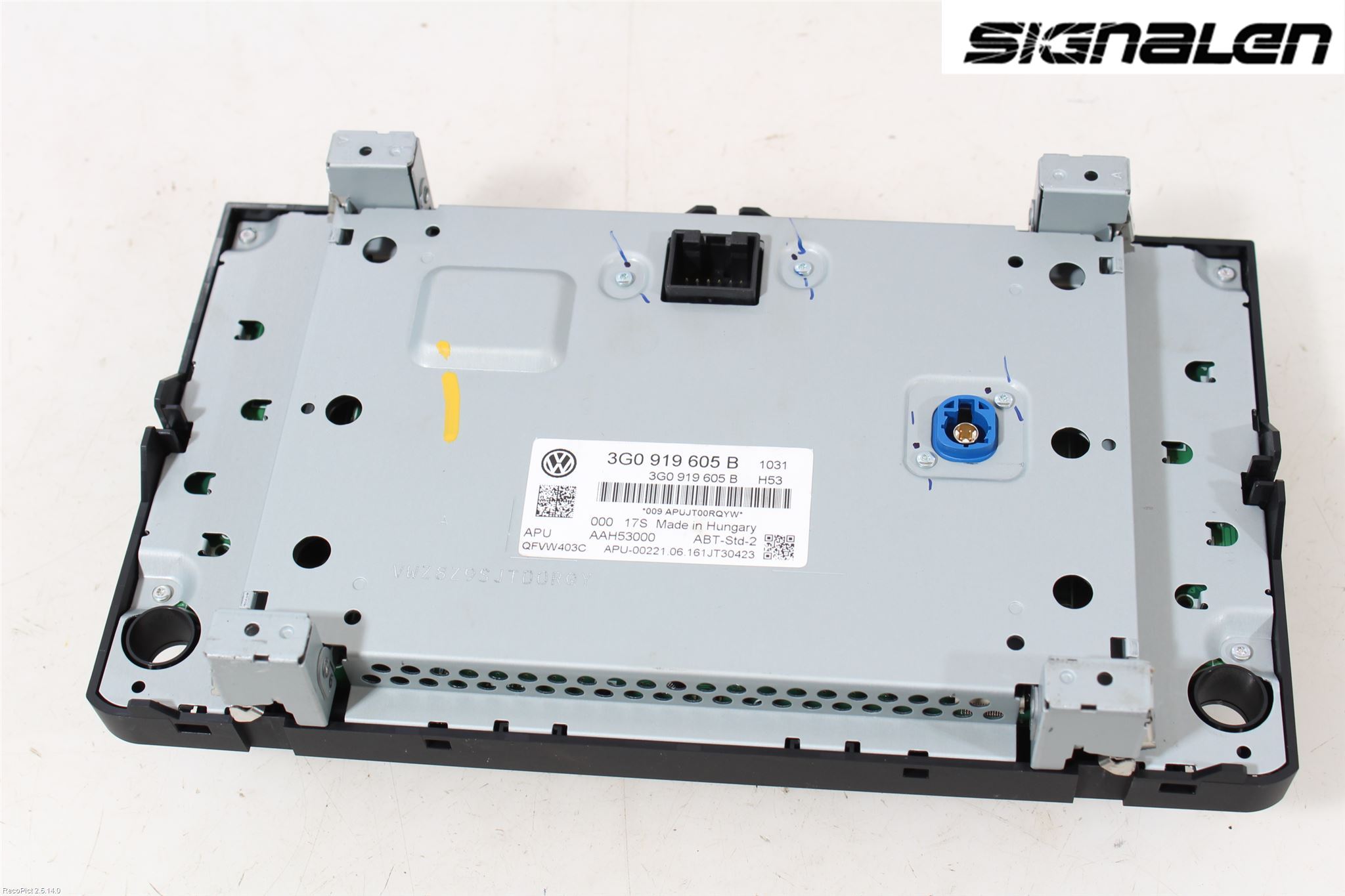 Volkswagen VW GOLF / E-GOLF VII 13-20 Multifunktionsdisplay