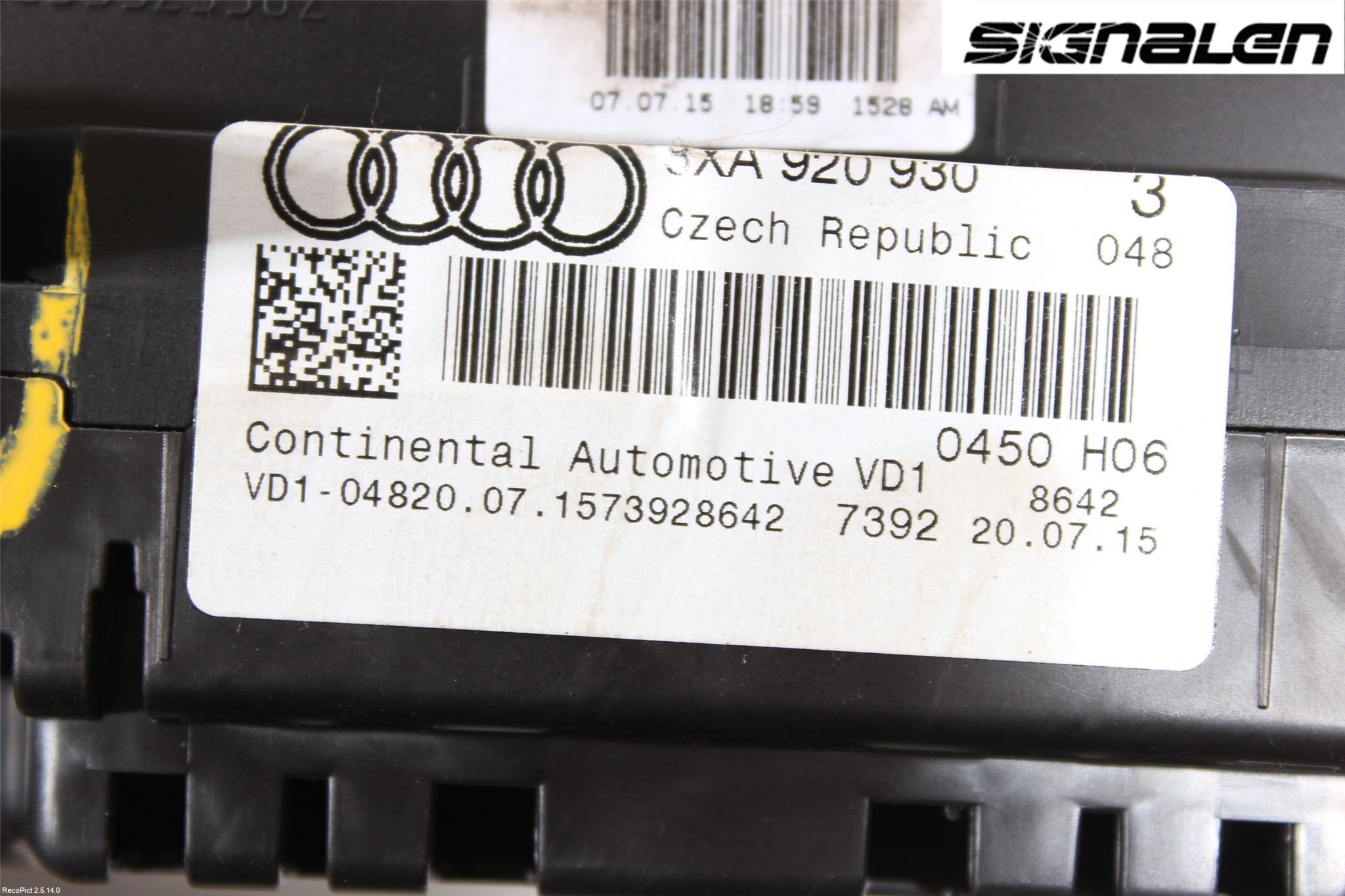 Audi A1/S1 11-18 Instrument Komb