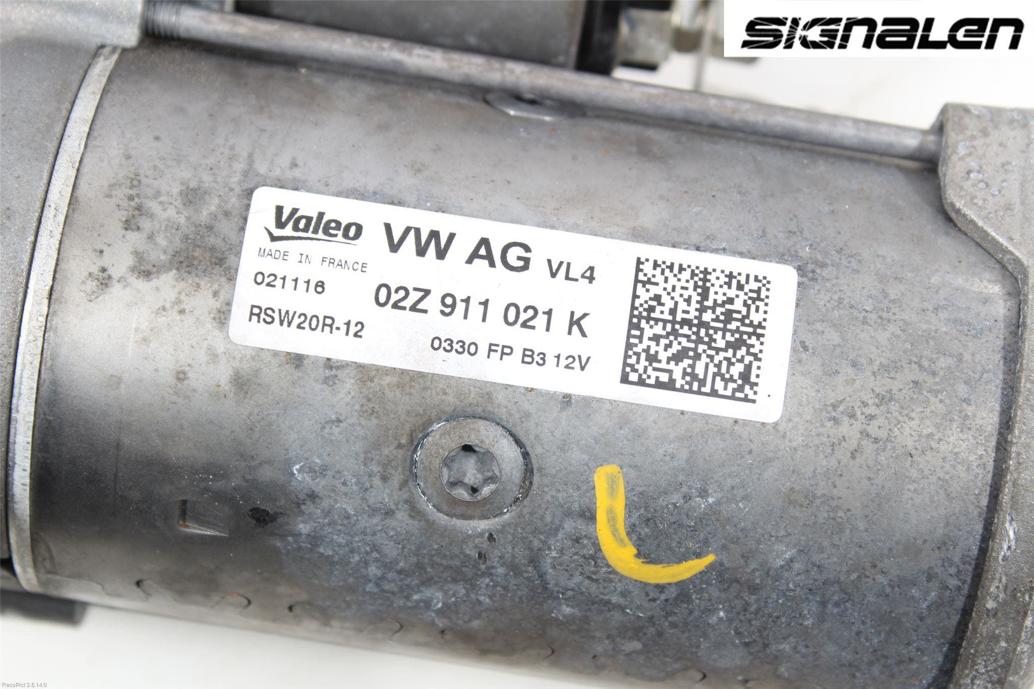 Skoda RAPID Startmotor Diesel