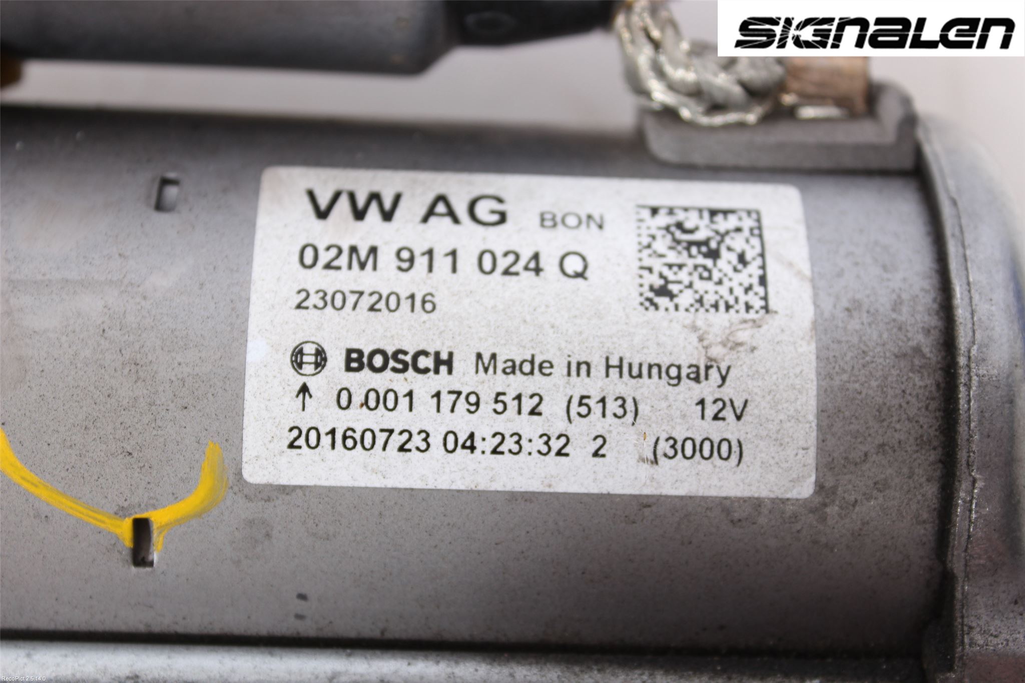 Volkswagen VW POLO 10-17 Startmotor