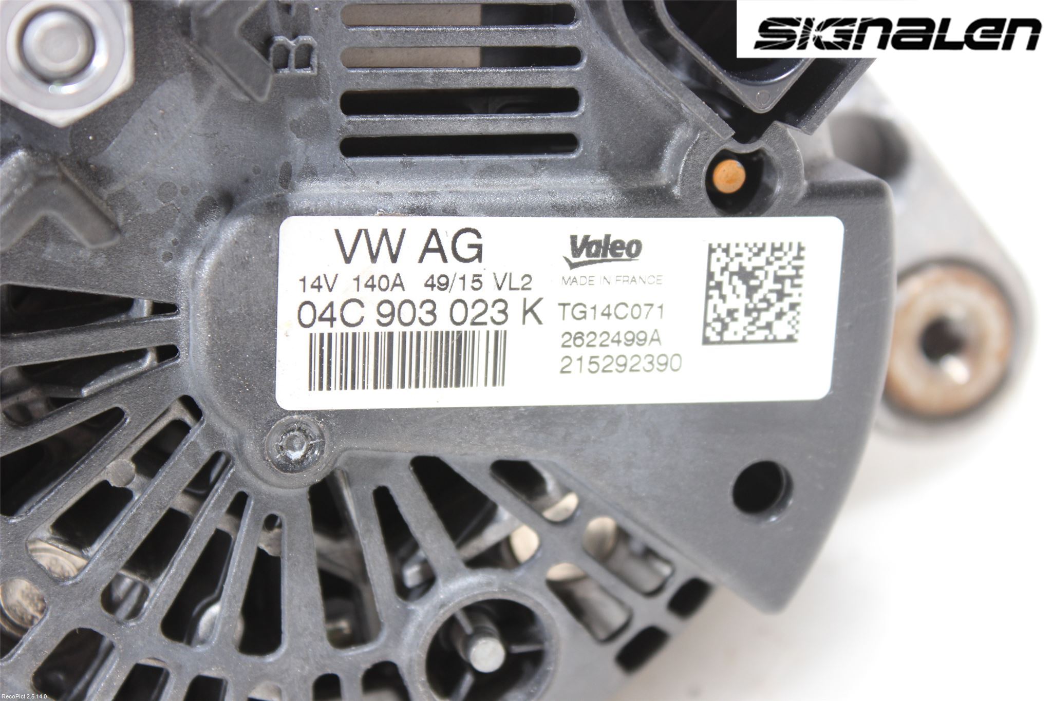 Volkswagen VW GOLF / E-GOLF VII 13-20 Generator