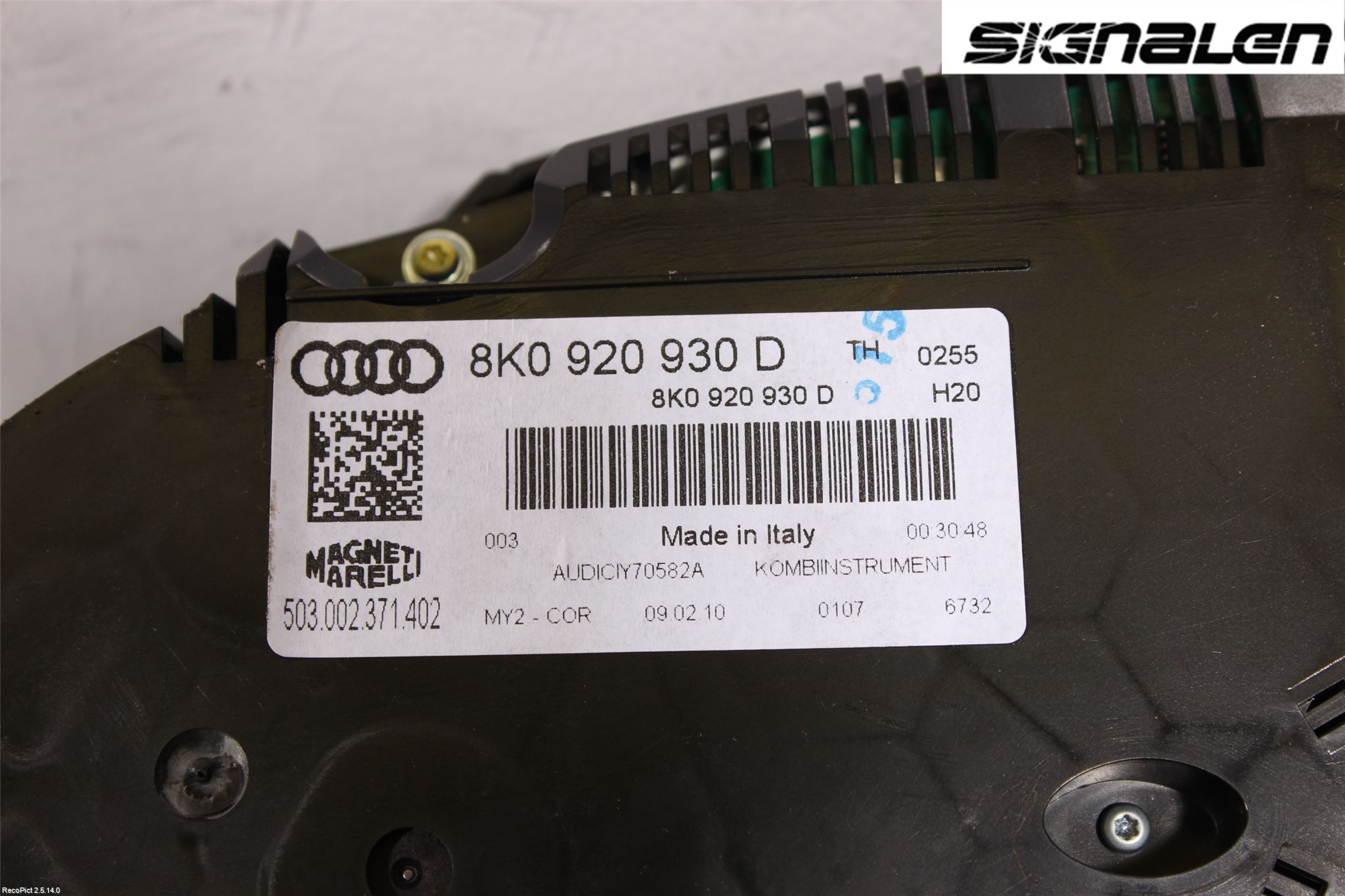Audi A4/S4 08-11 Instrument Komb