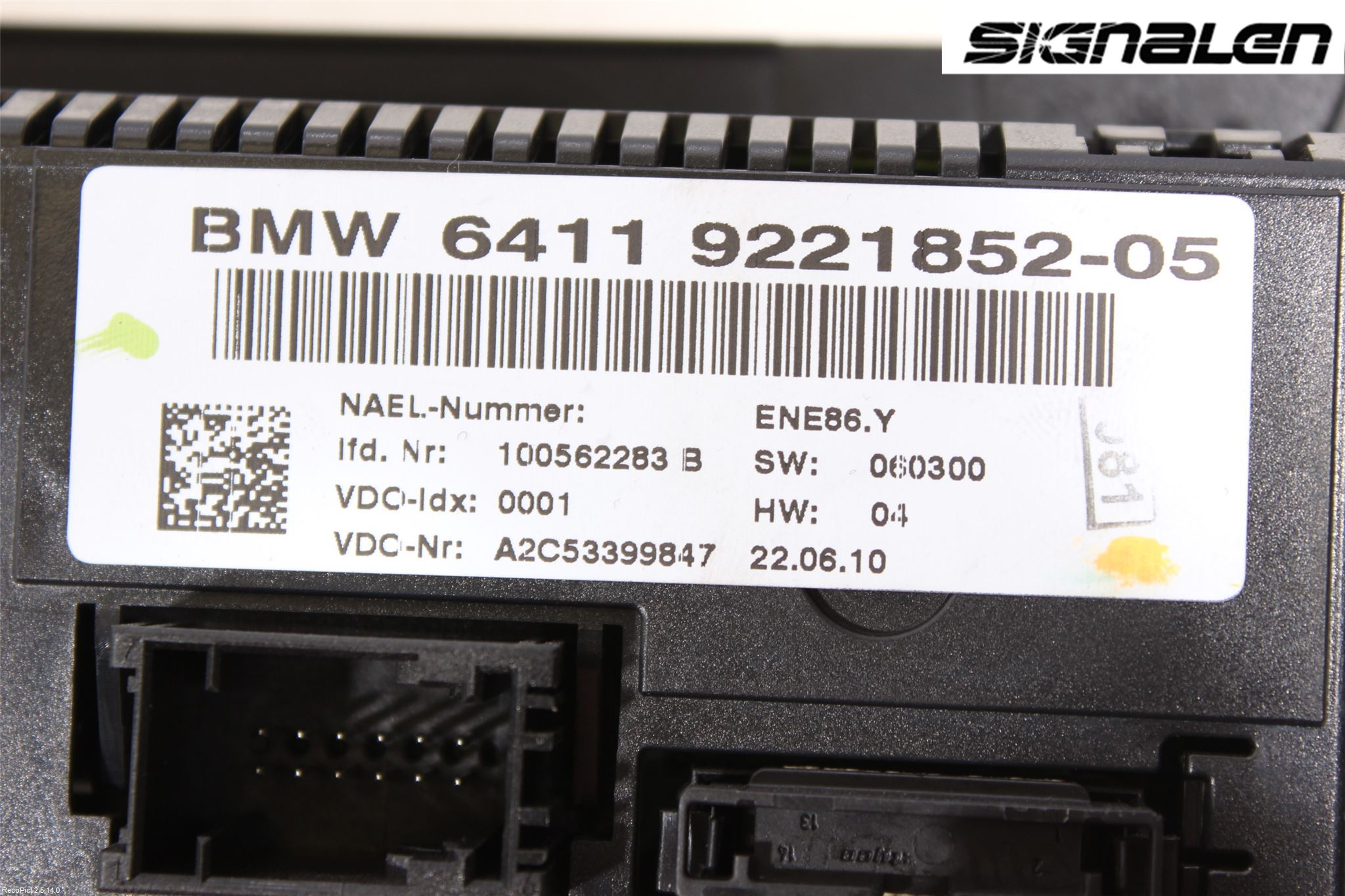 BMW 3 E90/91 SED/TOU 05-12 Ac Styrenhet Ac Manöveren