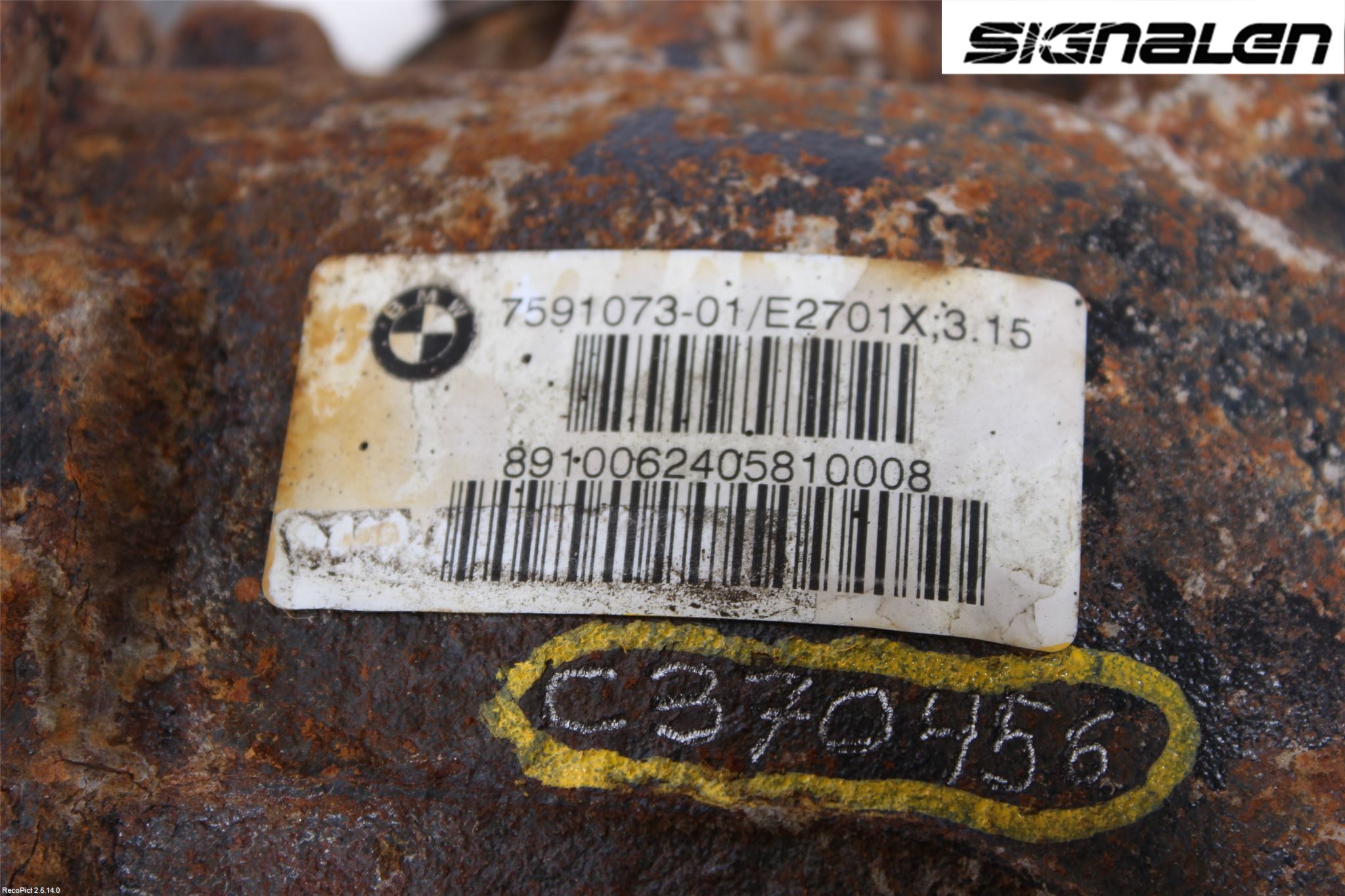 BMW 3 E90/91 SED/TOU 05-12 Bakväxel-Diff