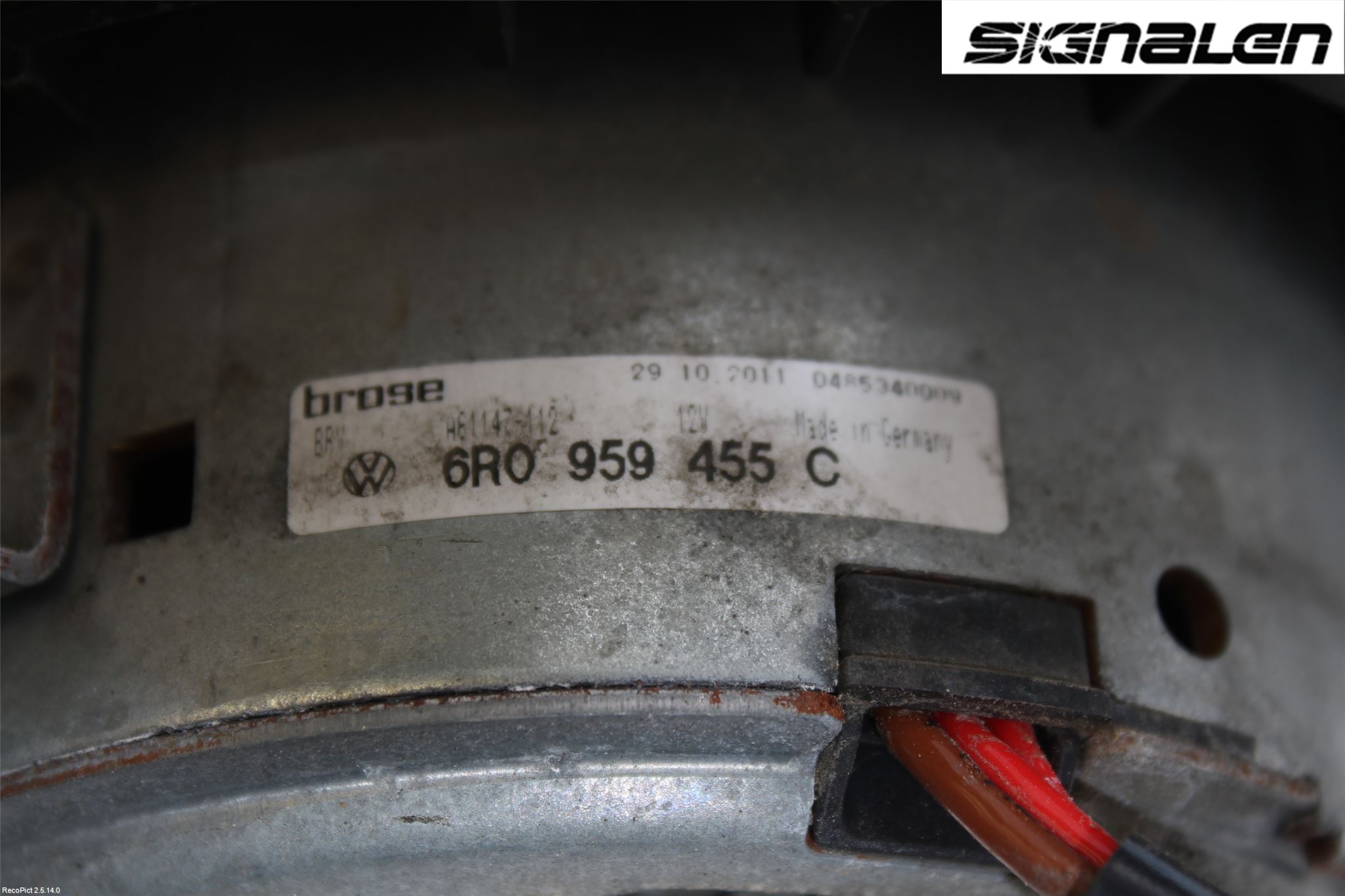 Skoda PRAKTIK Kylfläkt El