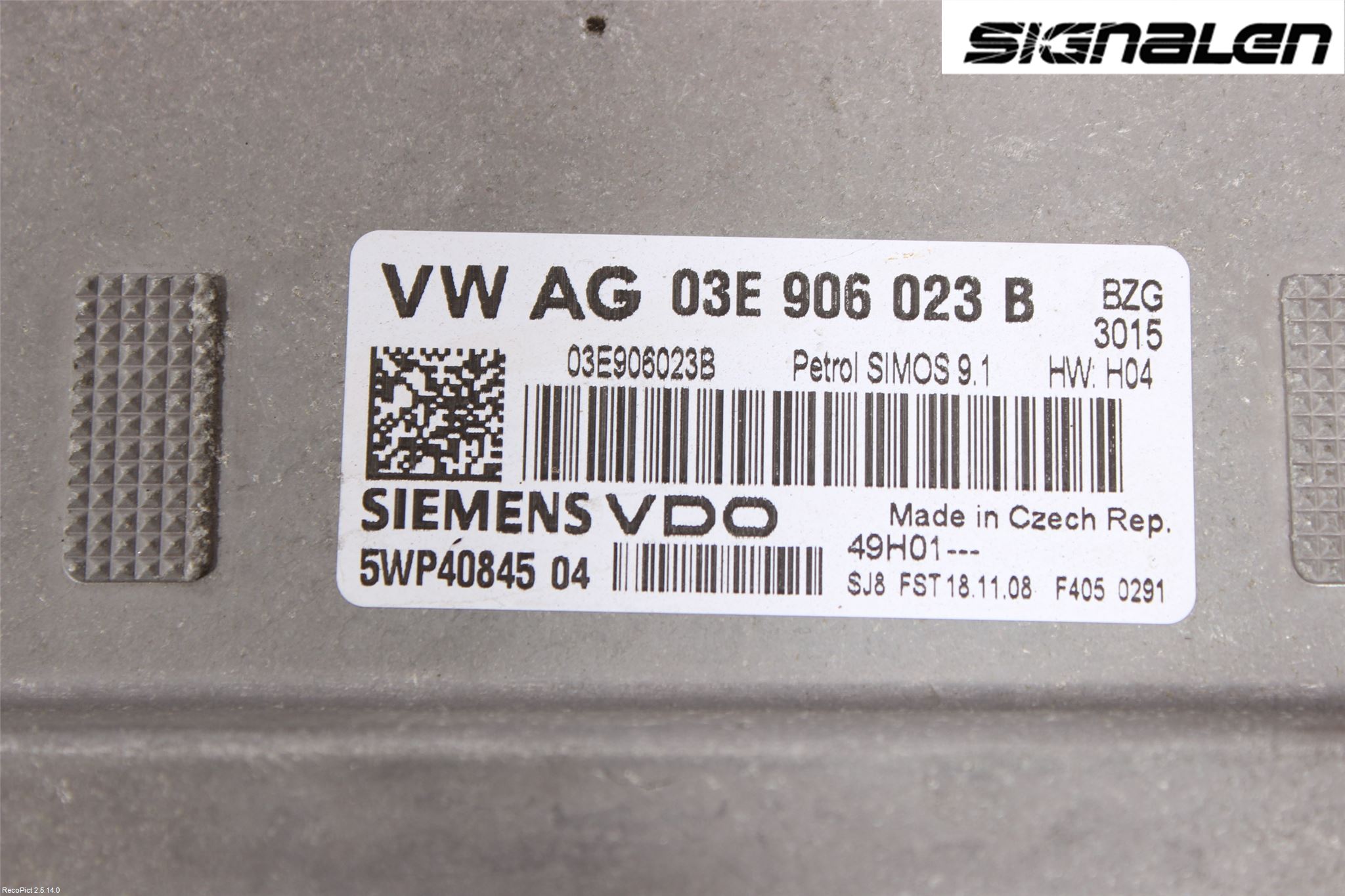 Skoda FABIA 07-14 Styrenhet Insprut Bensin