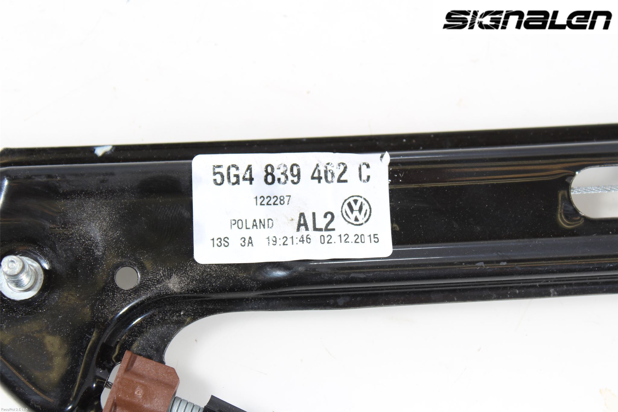 Volkswagen VW GOLF / E-GOLF VII 13-20 Fönsterhissmekanism