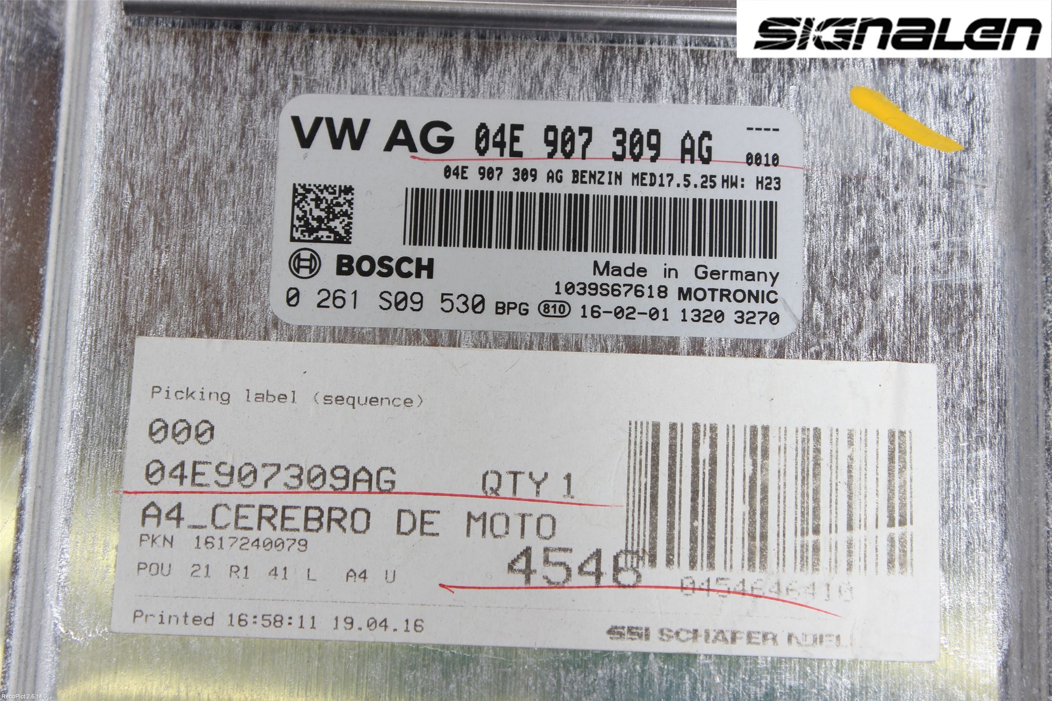 Volkswagen VW BEETLE 12- Styrenhet Insprut Bensin