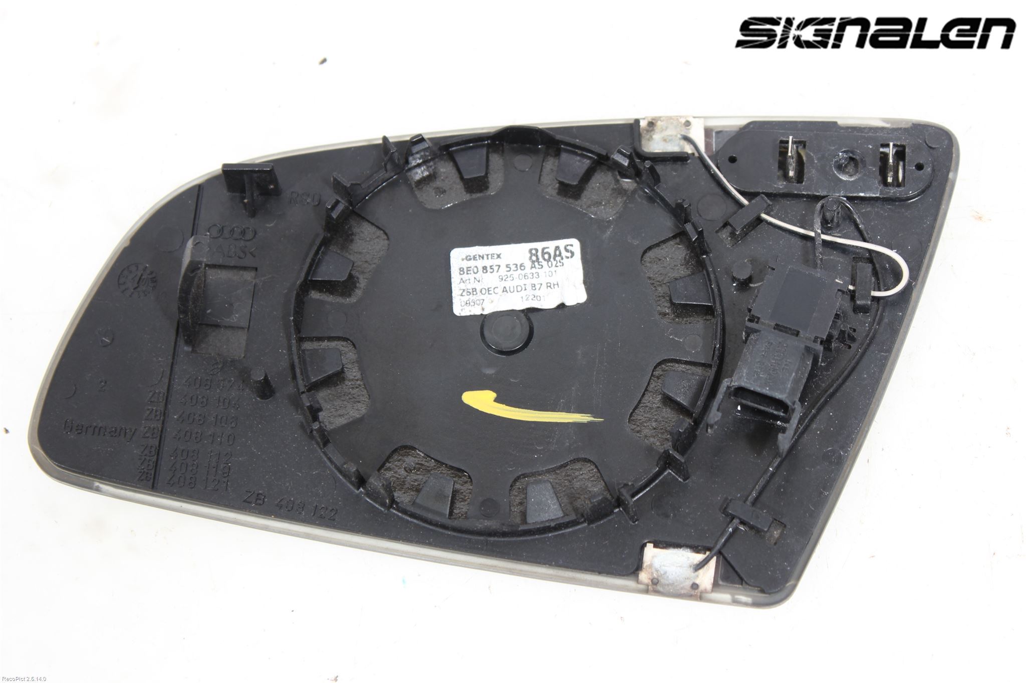 Audi A6/S6     05-11 Spegelglas Hö