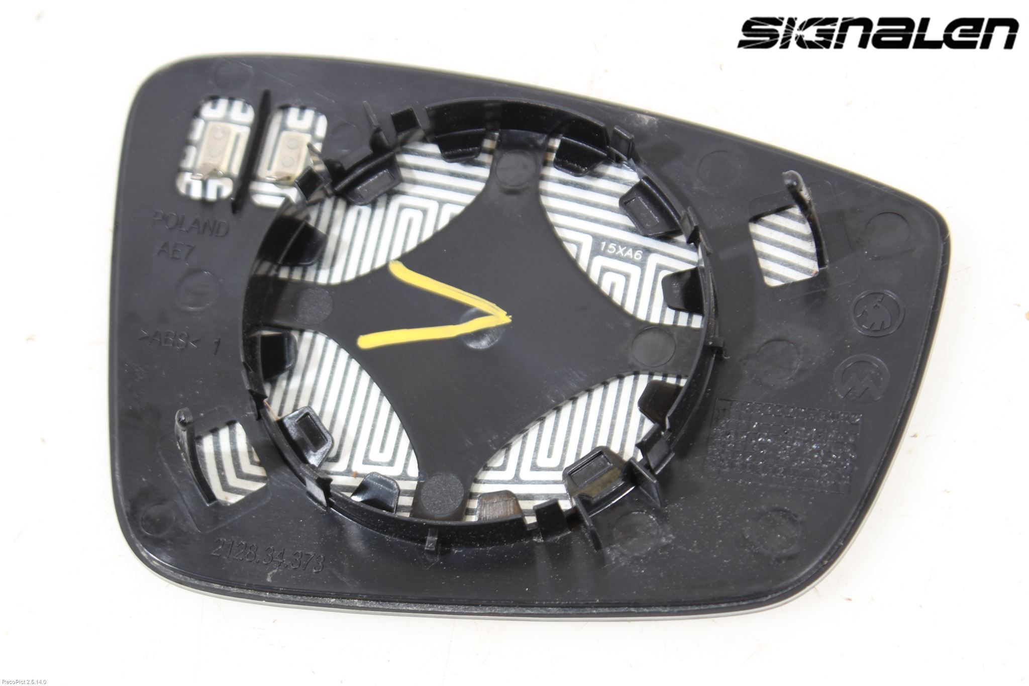 Skoda RAPID Spegelglas Vä