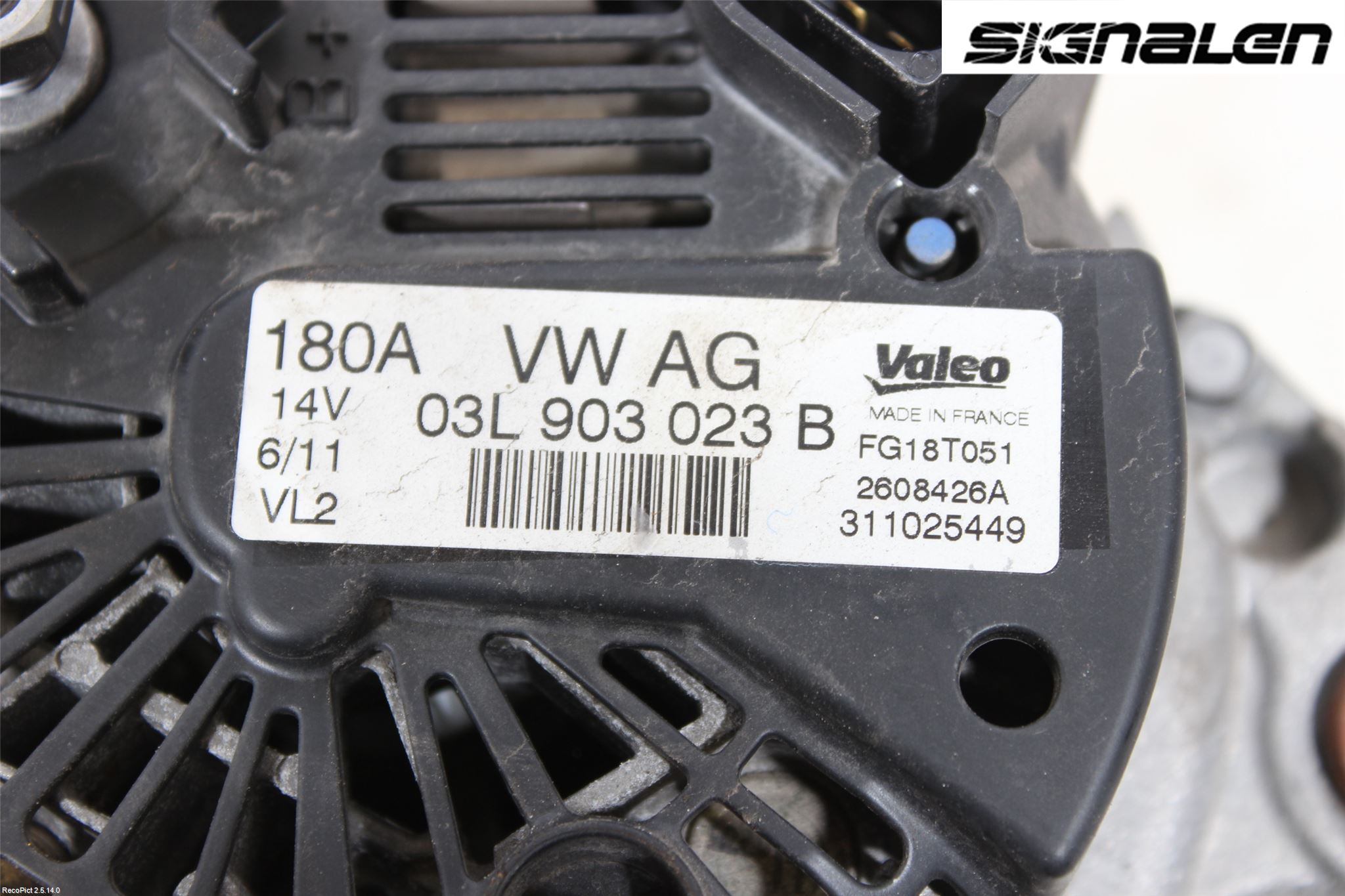 Volkswagen VW PASSAT 11-14 Generator