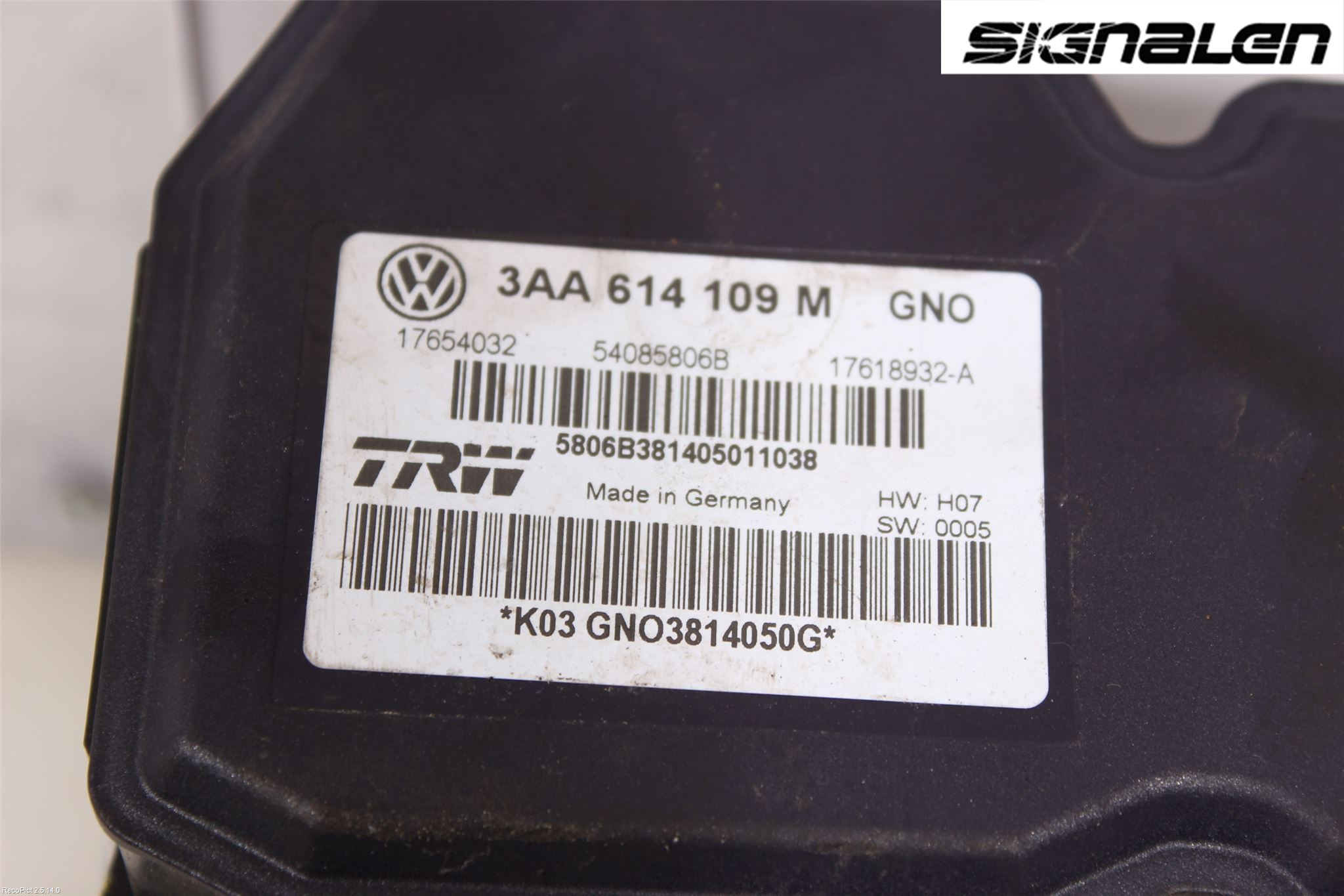 Volkswagen VW PASSAT 11-14 Abs Hydraulaggregat