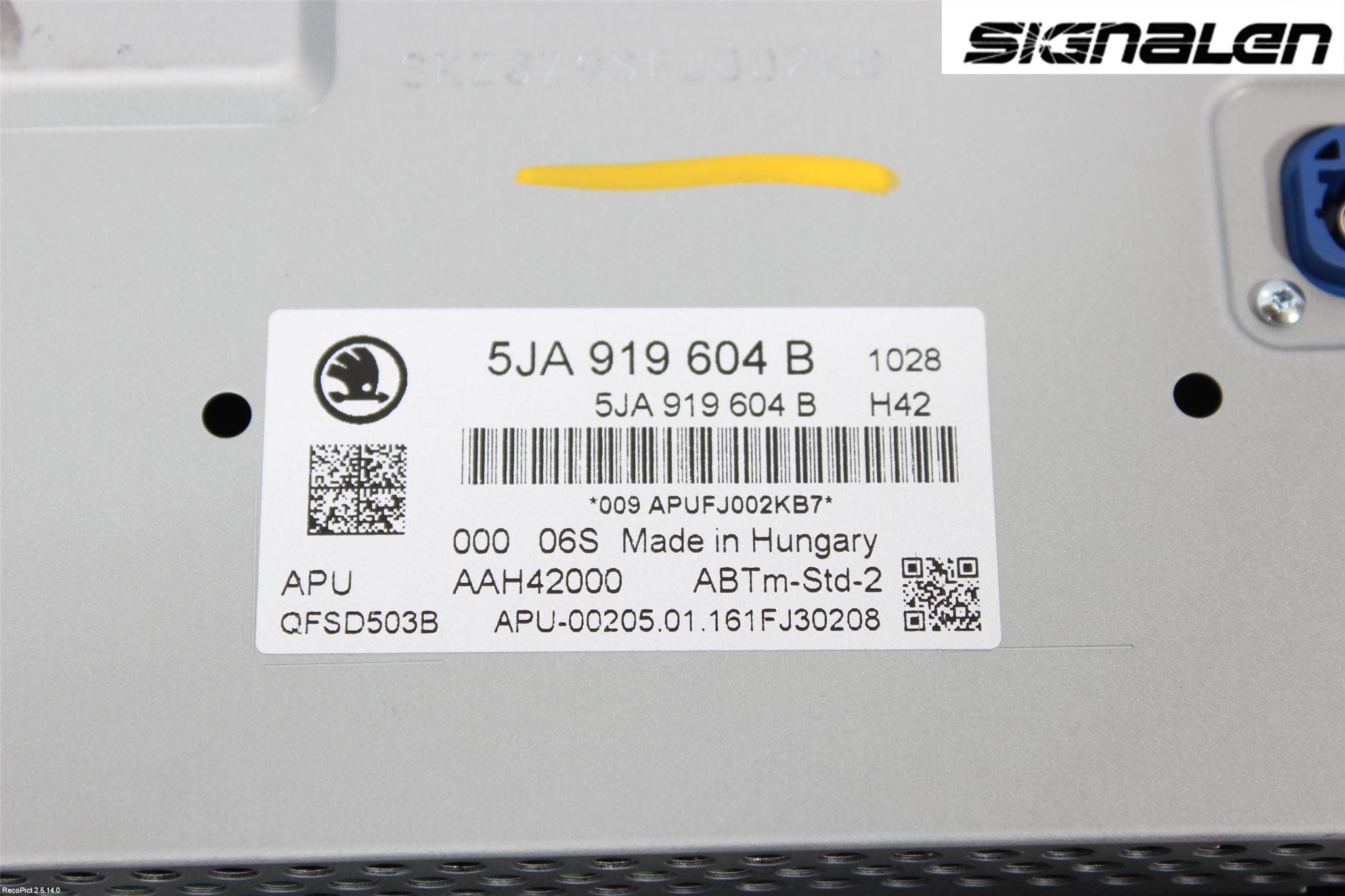 Skoda RAPID Radio