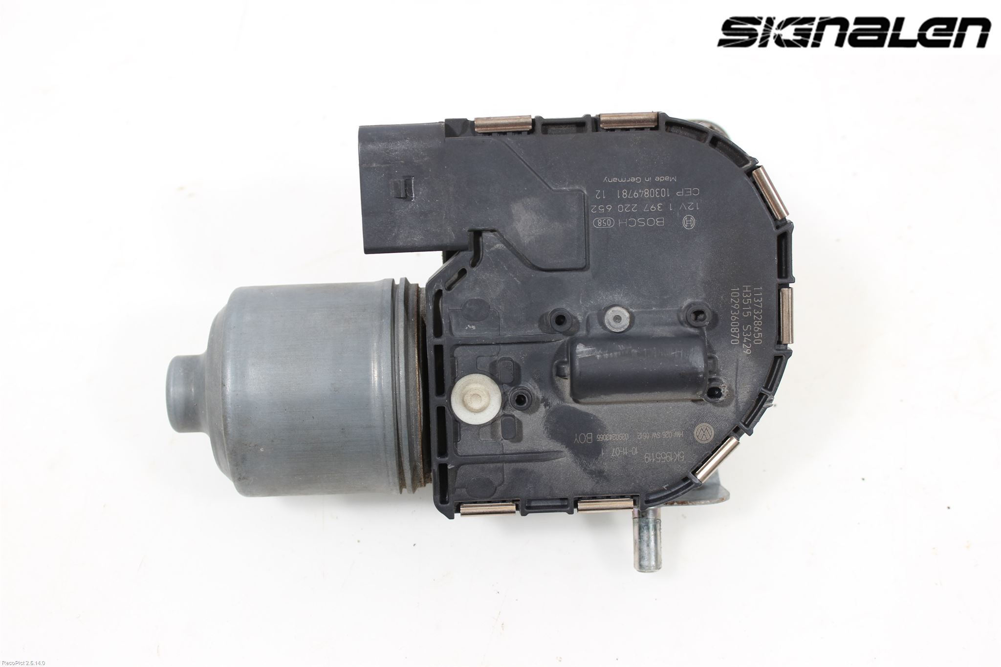 Volkswagen VW GOLF VI 09-13 Torkarmotor Vindruta