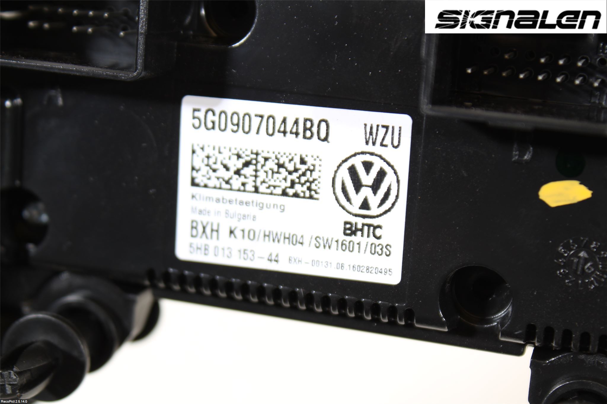 Volkswagen VW PASSAT 15-19 Ac Styrenhet Ac Manöveren