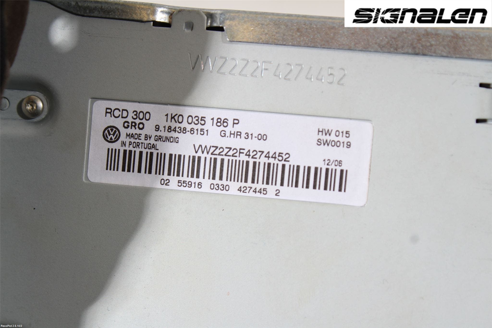 Volkswagen VW PASSAT 05-11 Radio