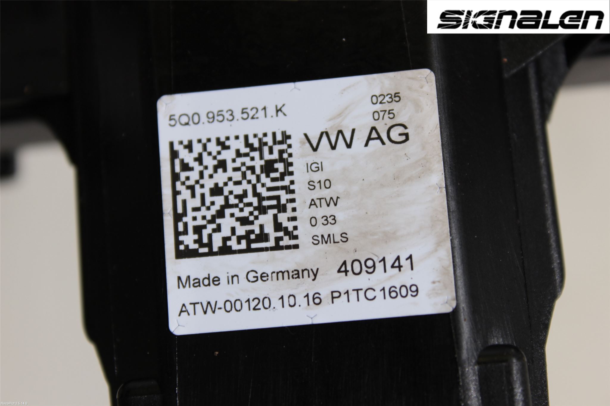 Volkswagen VW GOLF / E-GOLF VII 13-20 Spakcentral