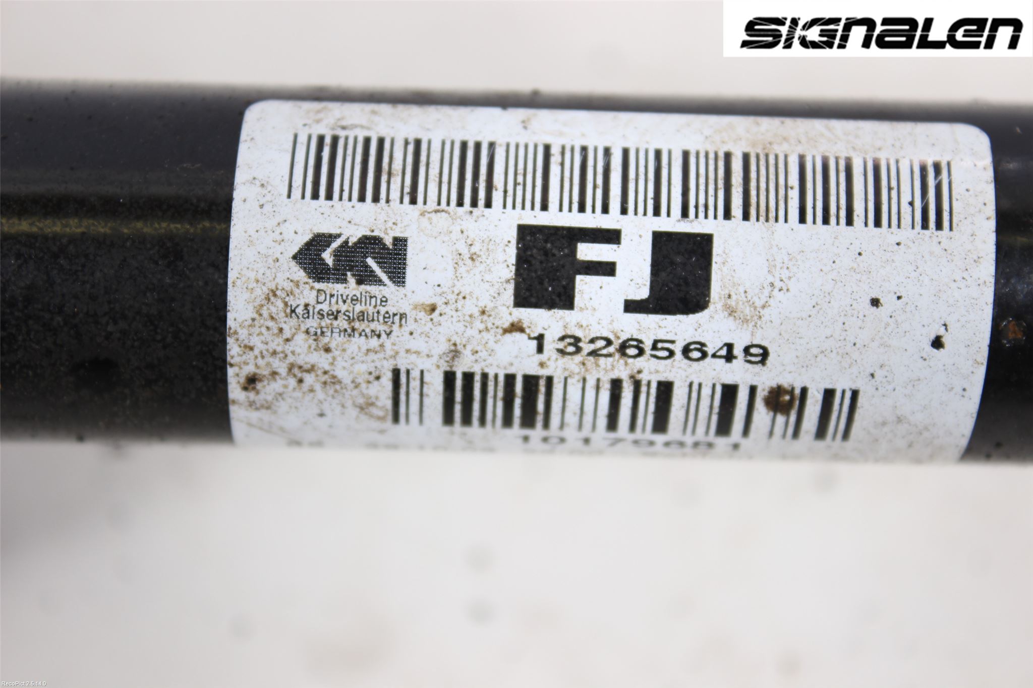 Opel INSIGNIA 09-16 Drivaxel Fram Vänster