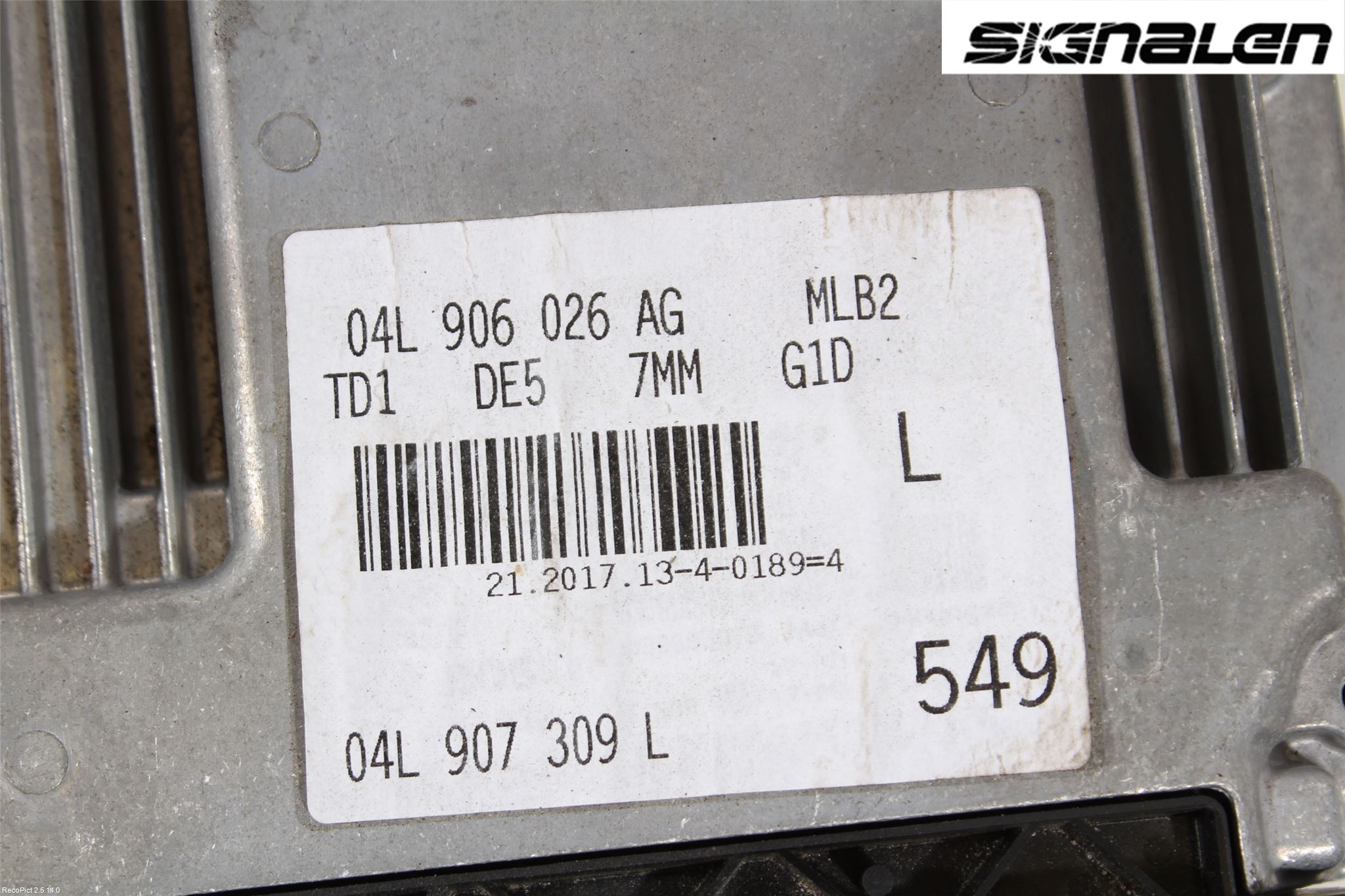 Audi A4/S4 B9 16-19 Styrenhet Insprut Bensin