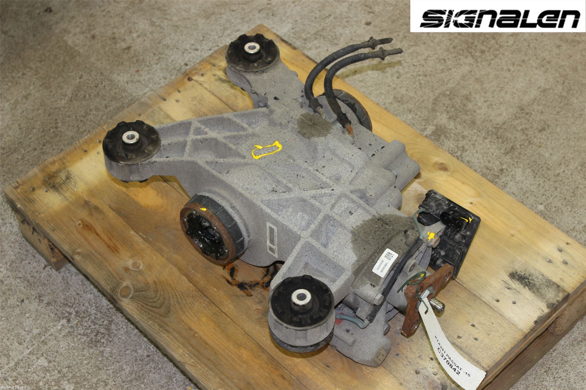 Volkswagen VW PASSAT 15-19 Bakväxel-Diff