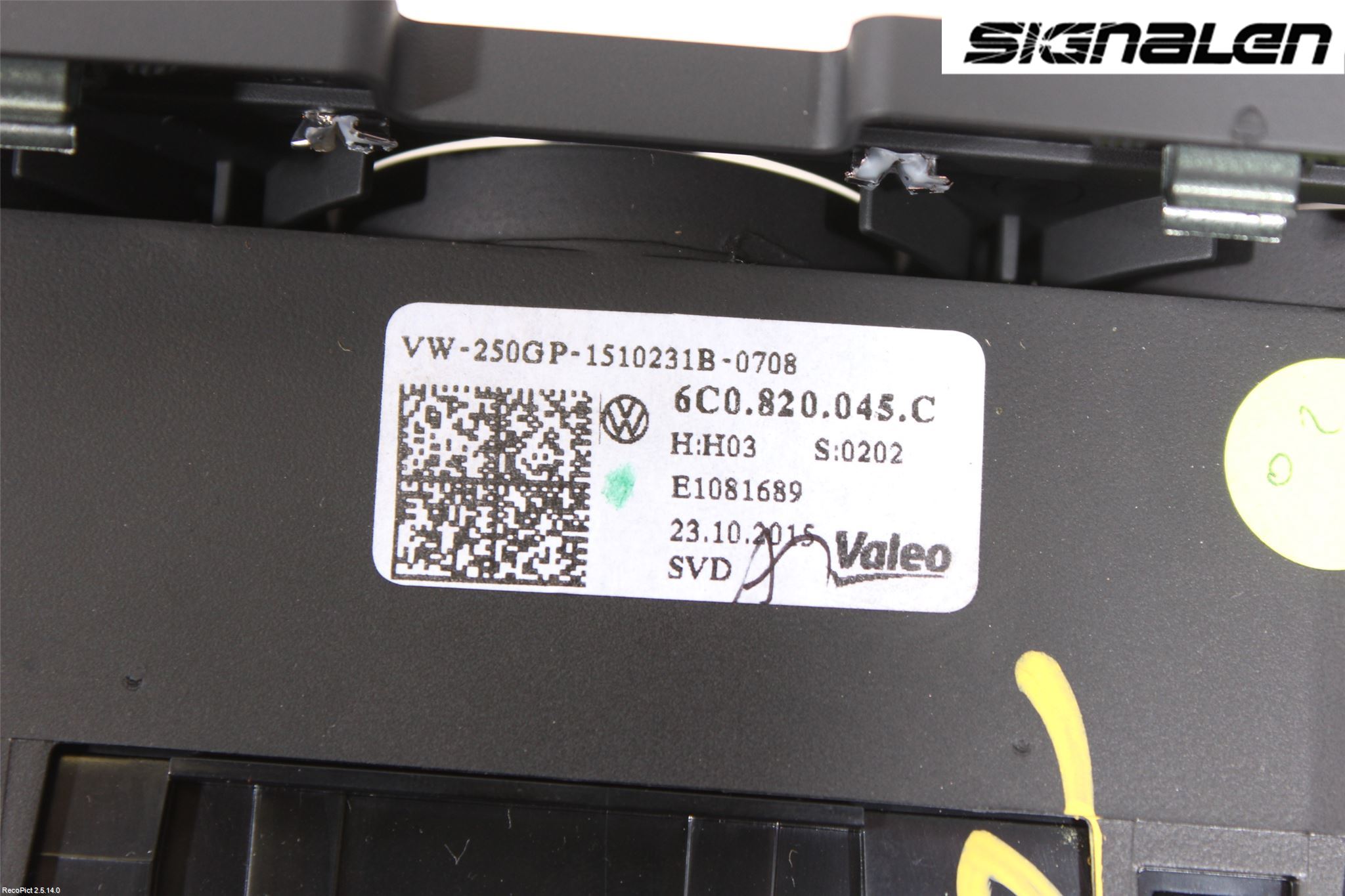 Volkswagen VW POLO 10-17 Ac Styrenhet Ac Manöveren