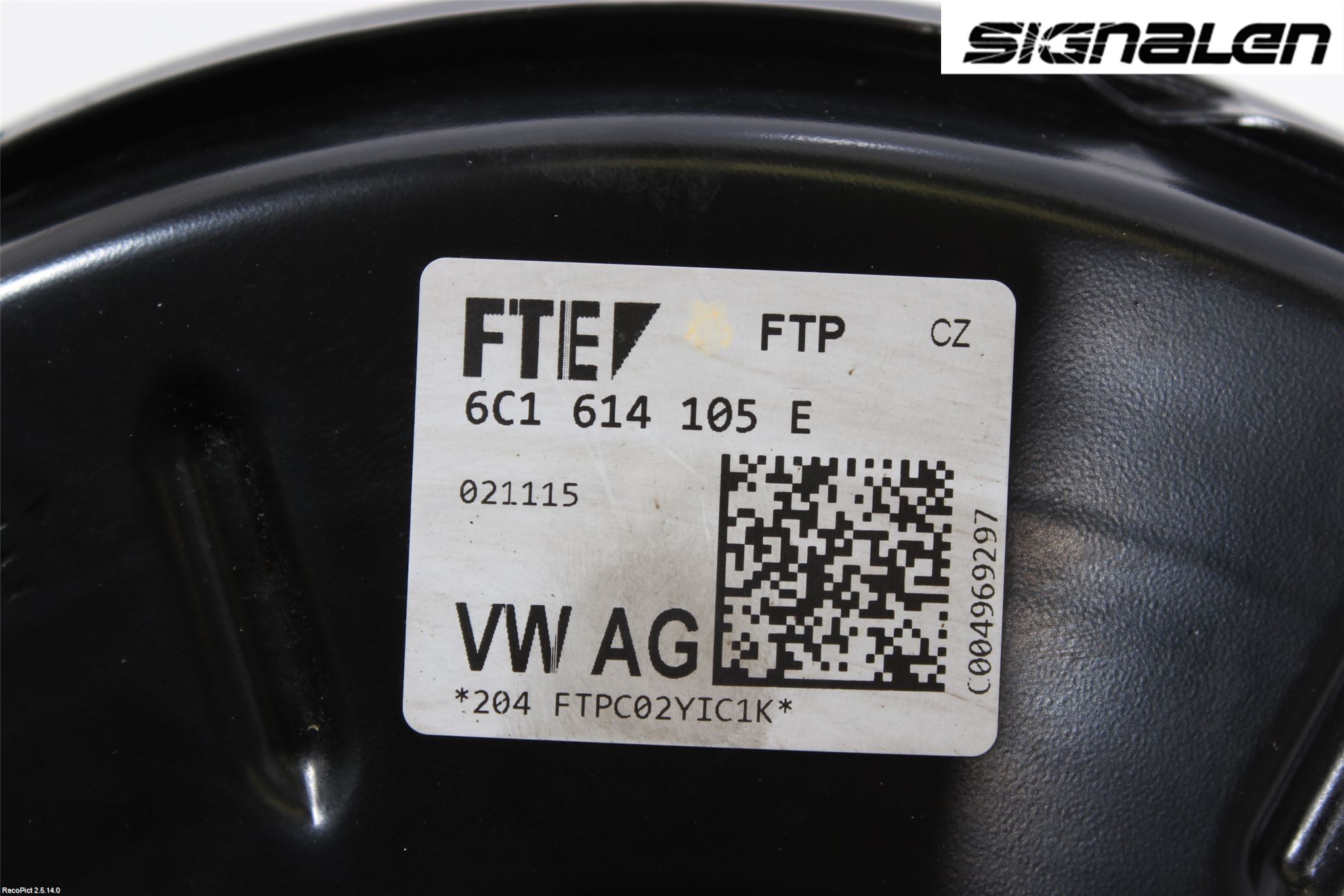 Volkswagen VW POLO 10-17 Bromsservo