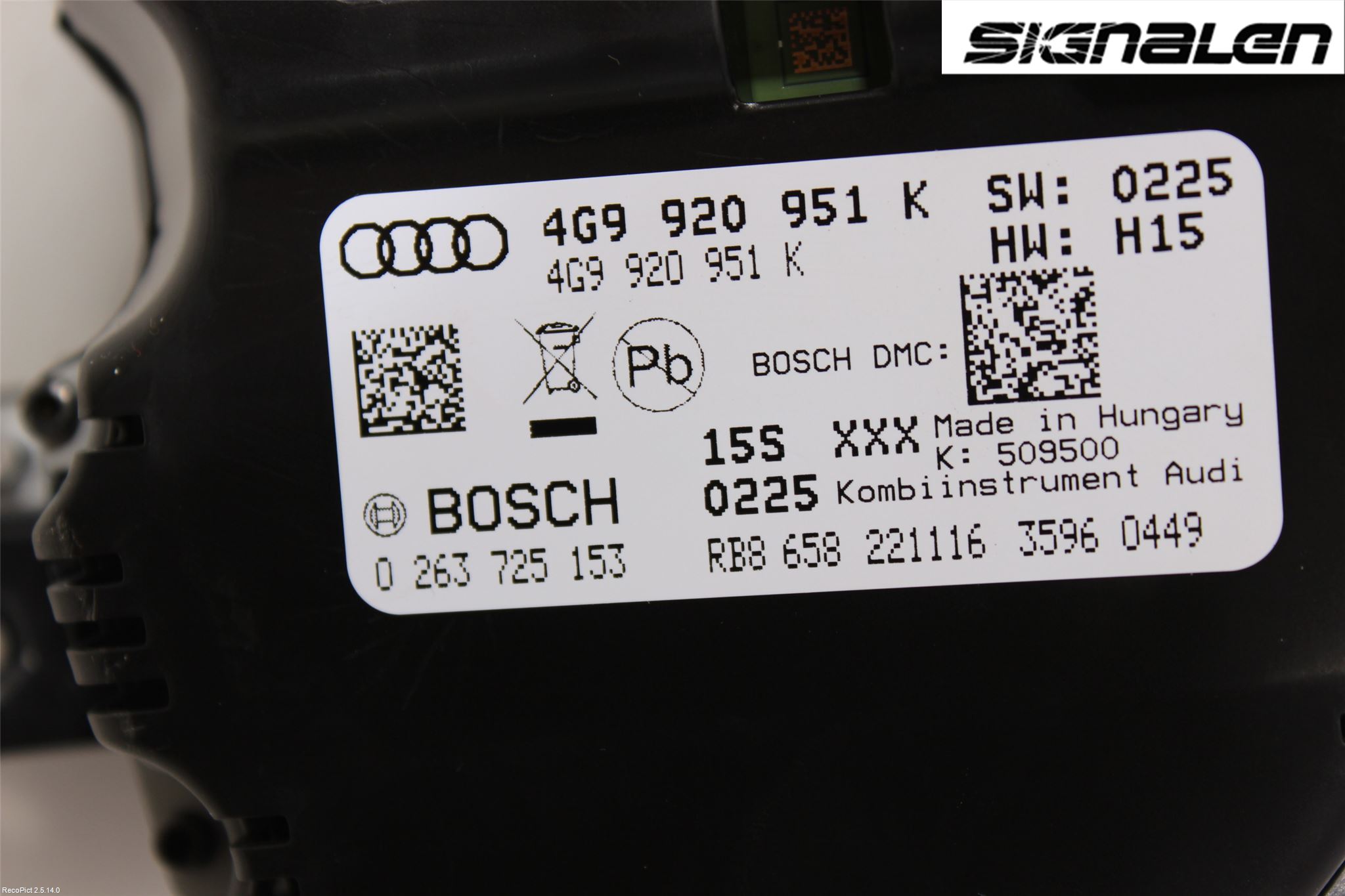 Audi A6 ALLROAD 12-18 Instrument Komb