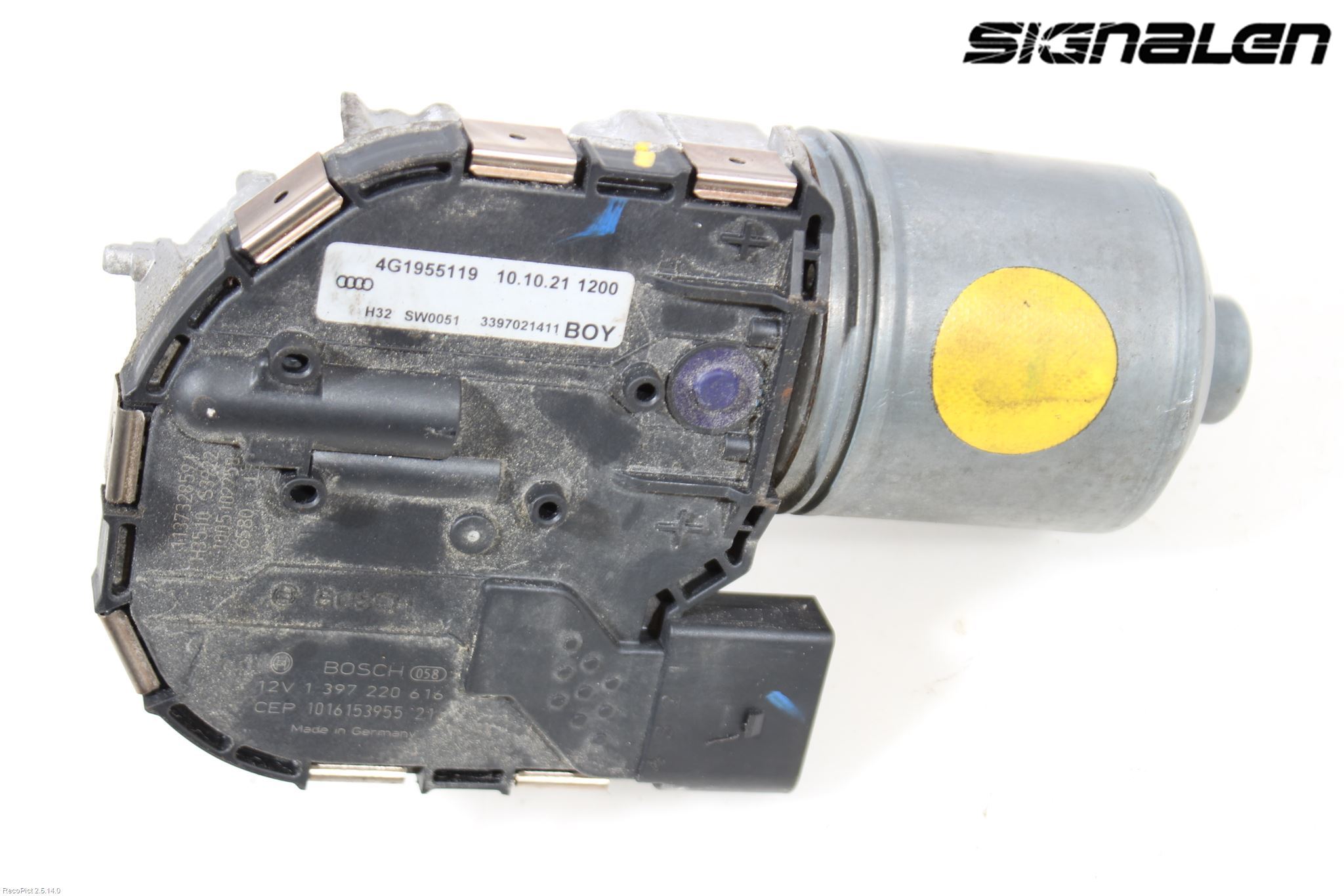Audi A7/S7 4G 11-17 Torkarmotor Vindruta