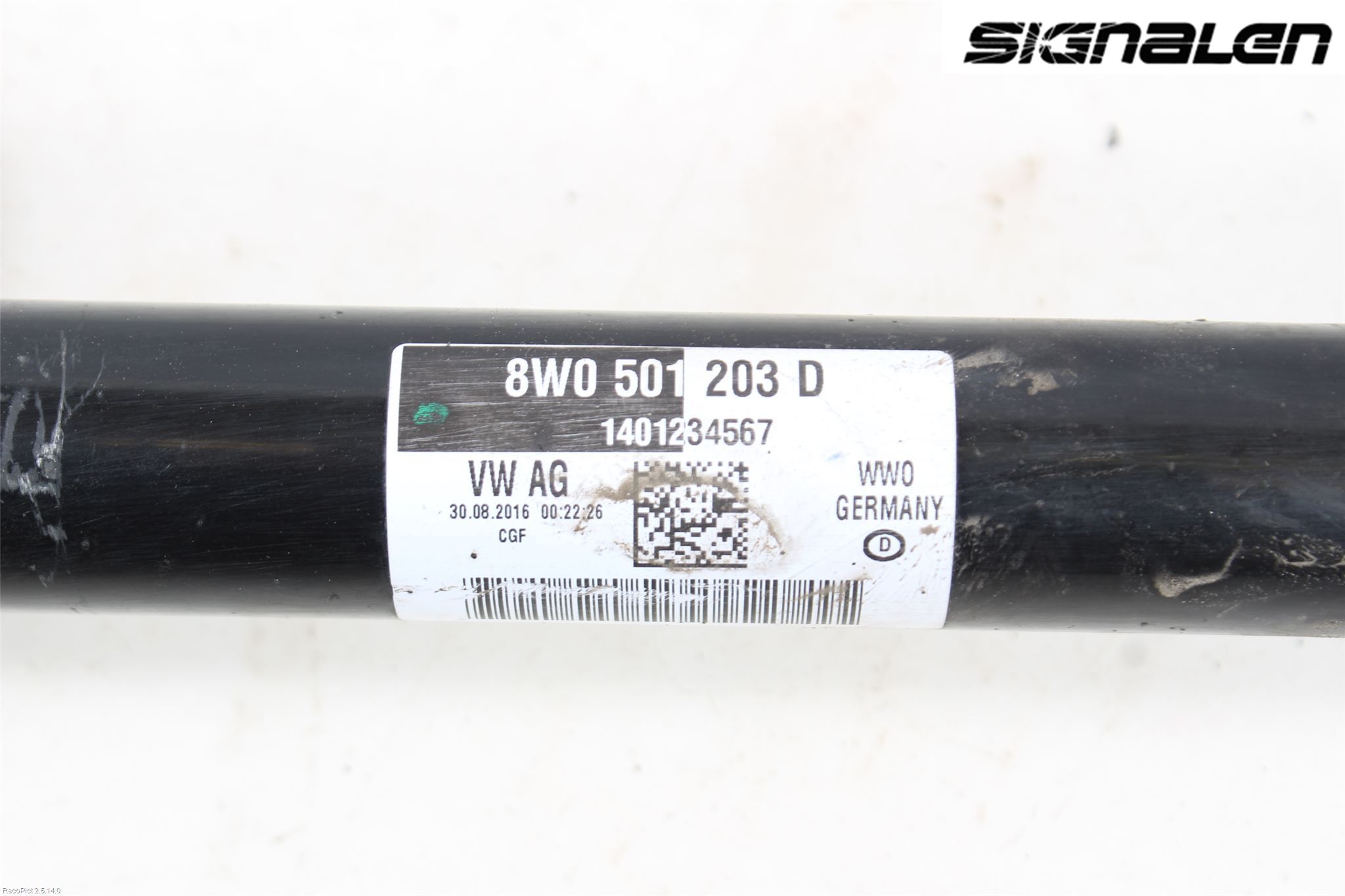 Audi A4/S4 B9 16-19 Drivaxel Bak Höger