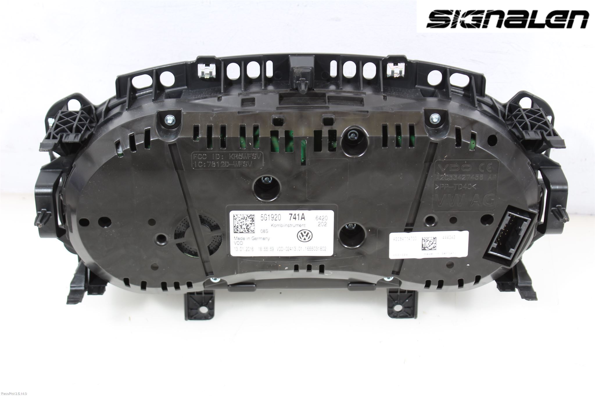 Volkswagen VW GOLF / E-GOLF VII 13-20 Instrument Komb