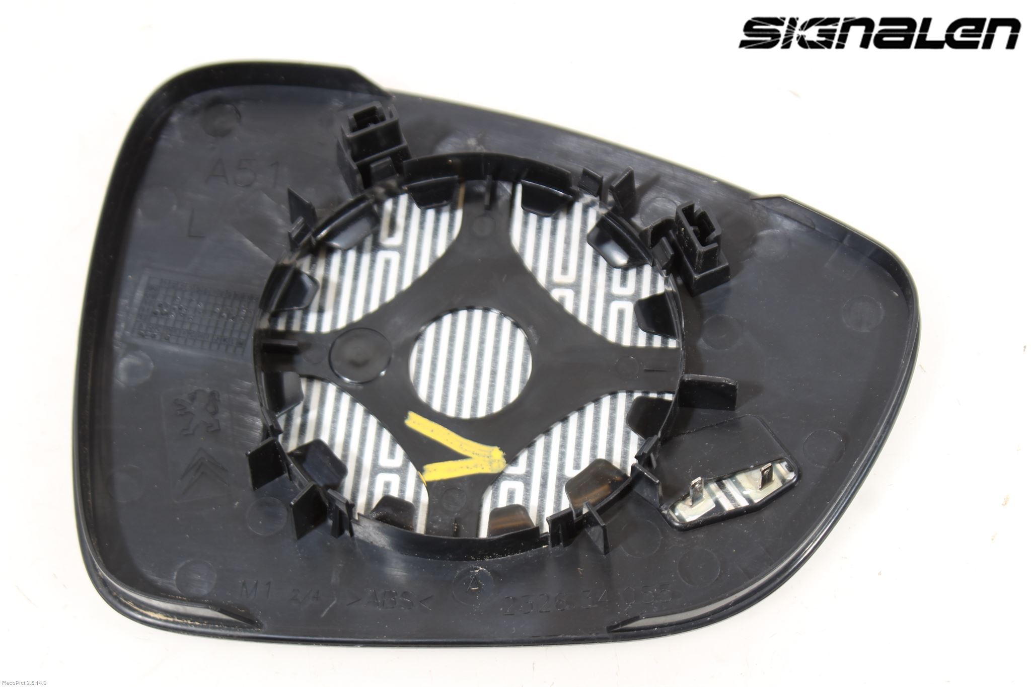 Citroen C5 08-17 Spegelglas Vä