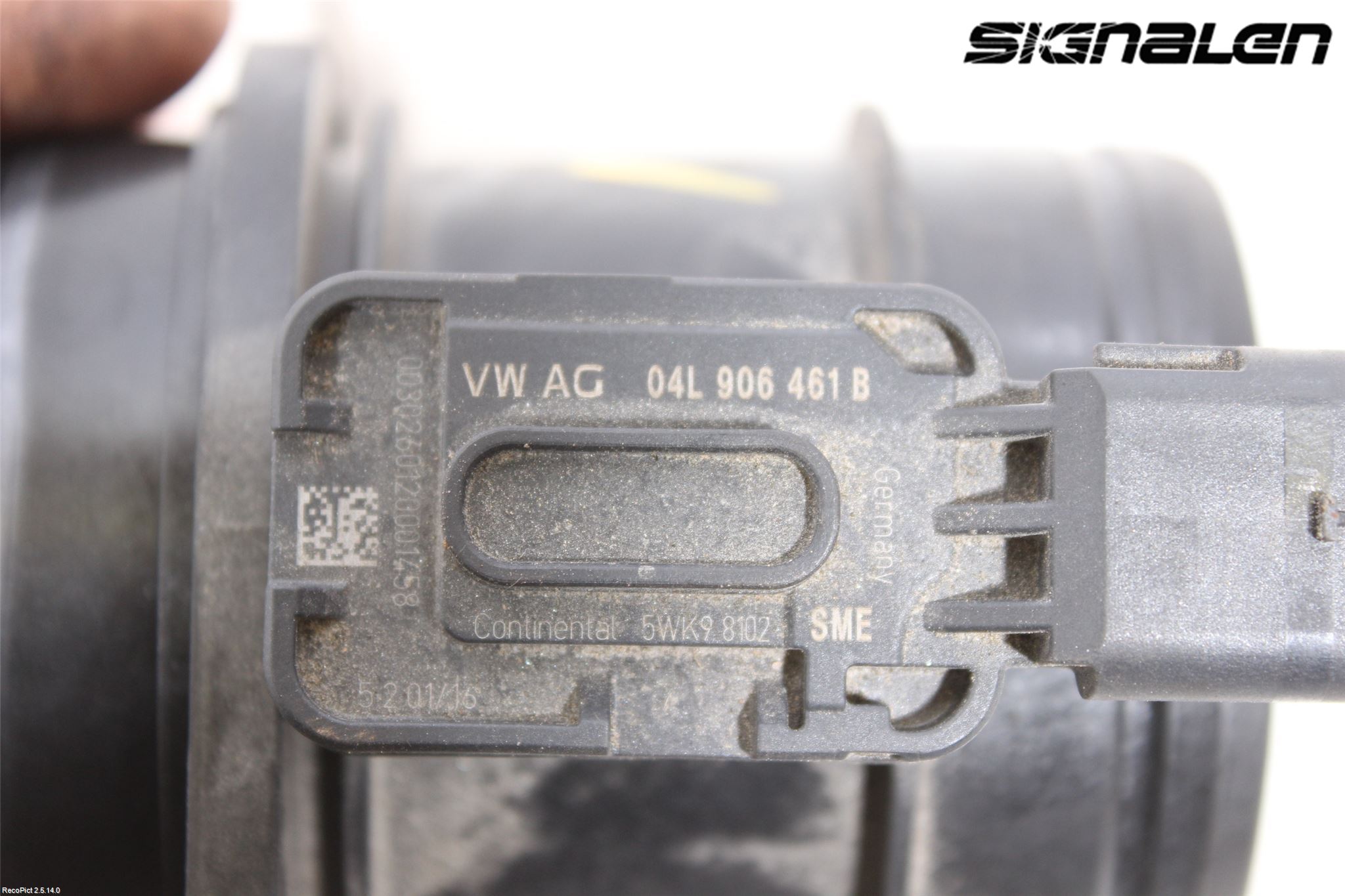Volkswagen VW GOLF / E-GOLF VII 13-20 Injluftmassamätare