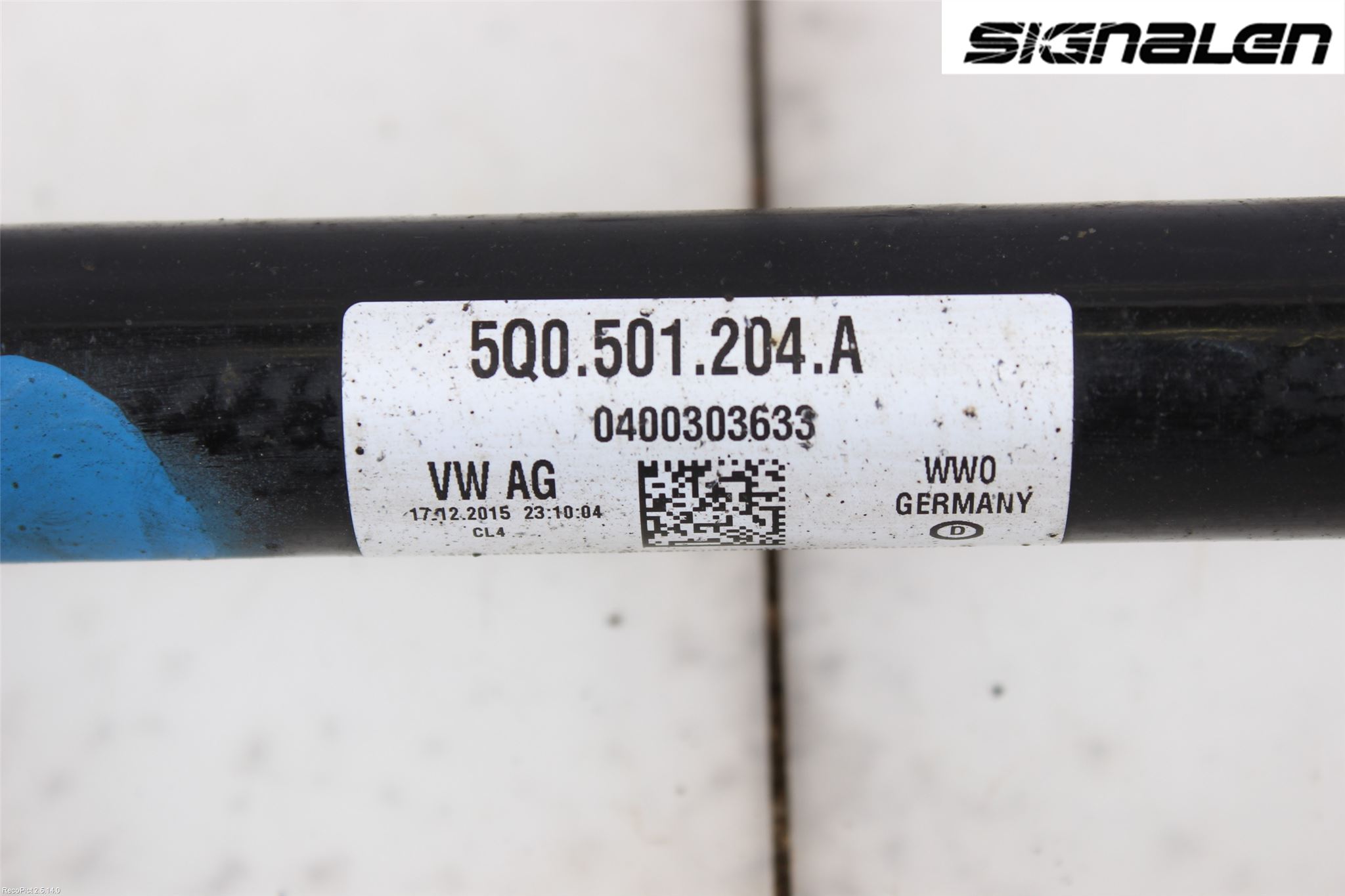 Volkswagen VW GOLF / E-GOLF VII 13-20 Drivaxel Bak Höger