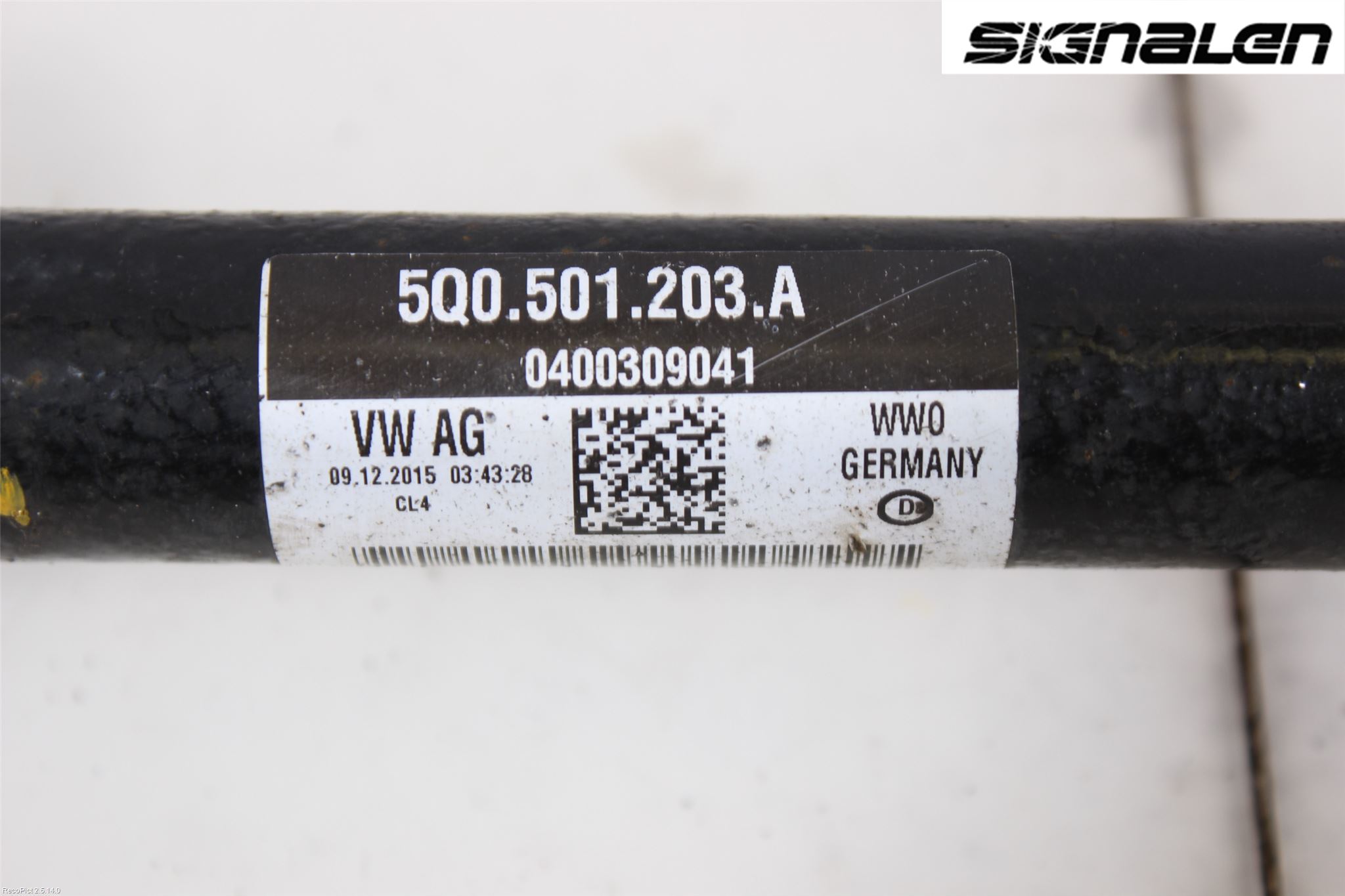 Volkswagen VW GOLF / E-GOLF VII 13-20 Drivaxel Bak Vänster