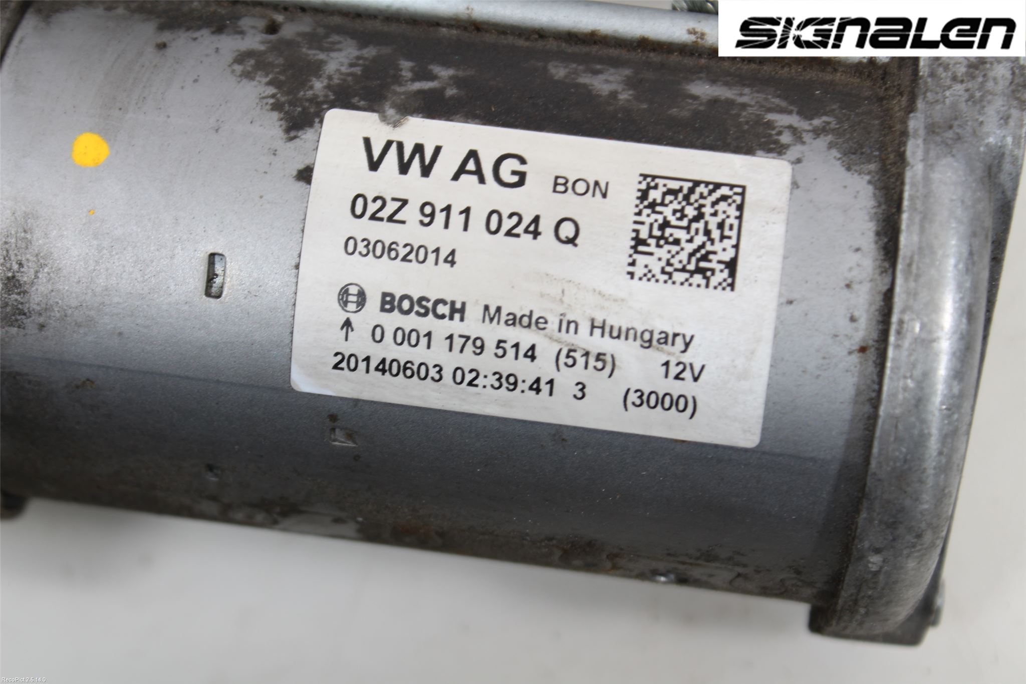 Volkswagen VW GOLF / E-GOLF VII 13-20 Startmotor