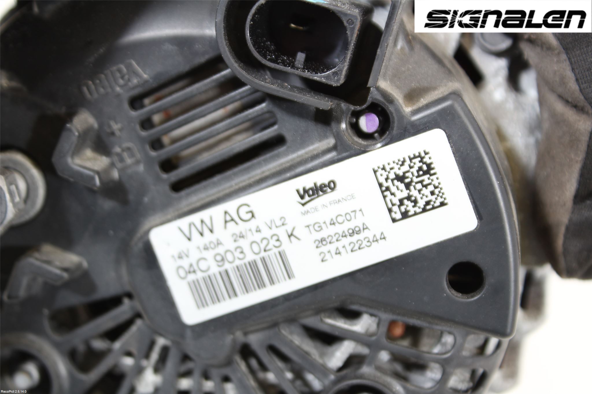 Volkswagen VW GOLF / E-GOLF VII 13-20 Generator