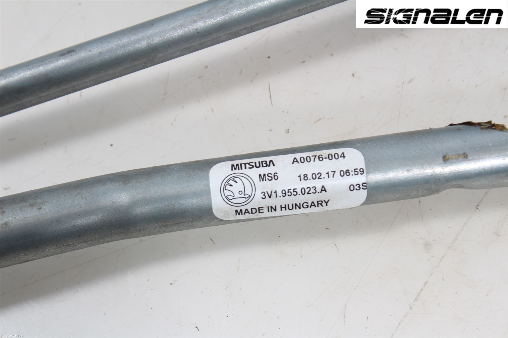 Skoda SUPERB 16-24 Torkarmekanism Vindruta